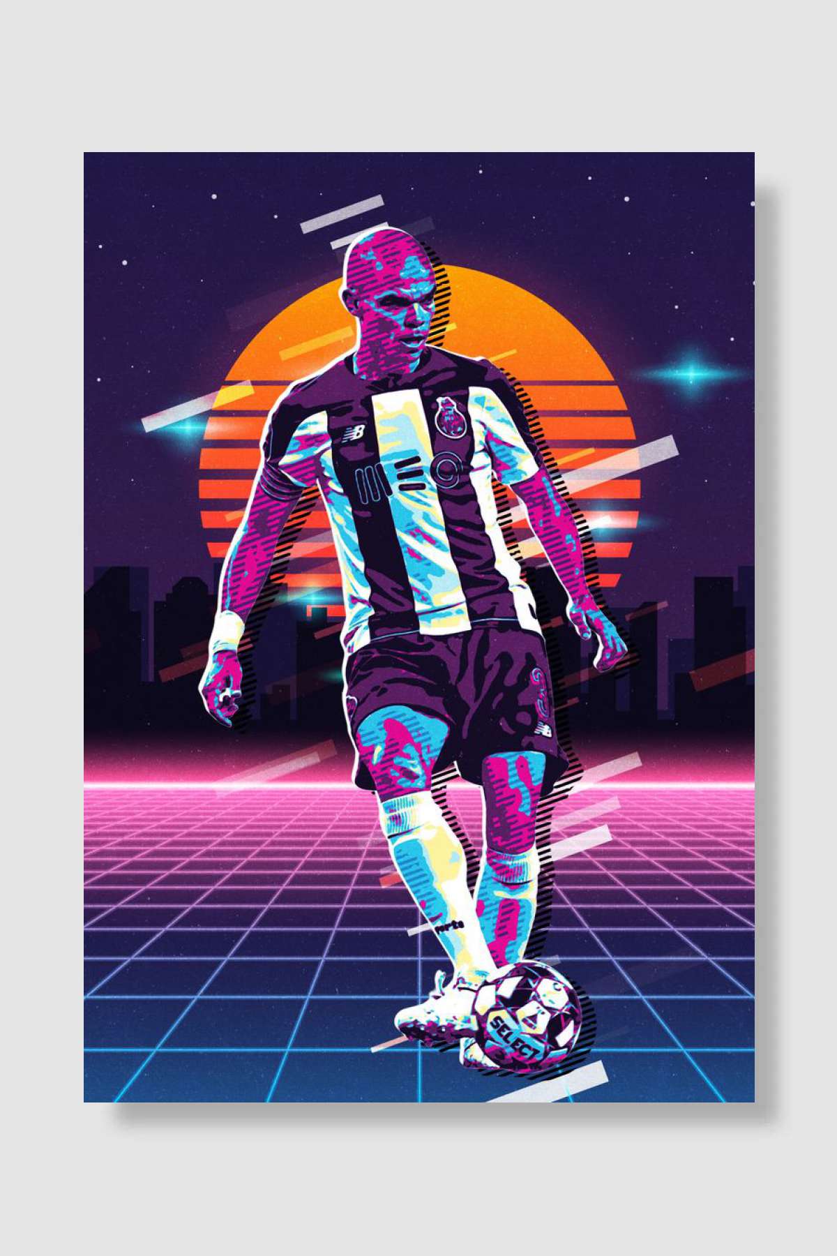 Pepe Porto Müzik Poster Çerçevesiz Yüksek Kalite Müzik Afiş Duvar Poster