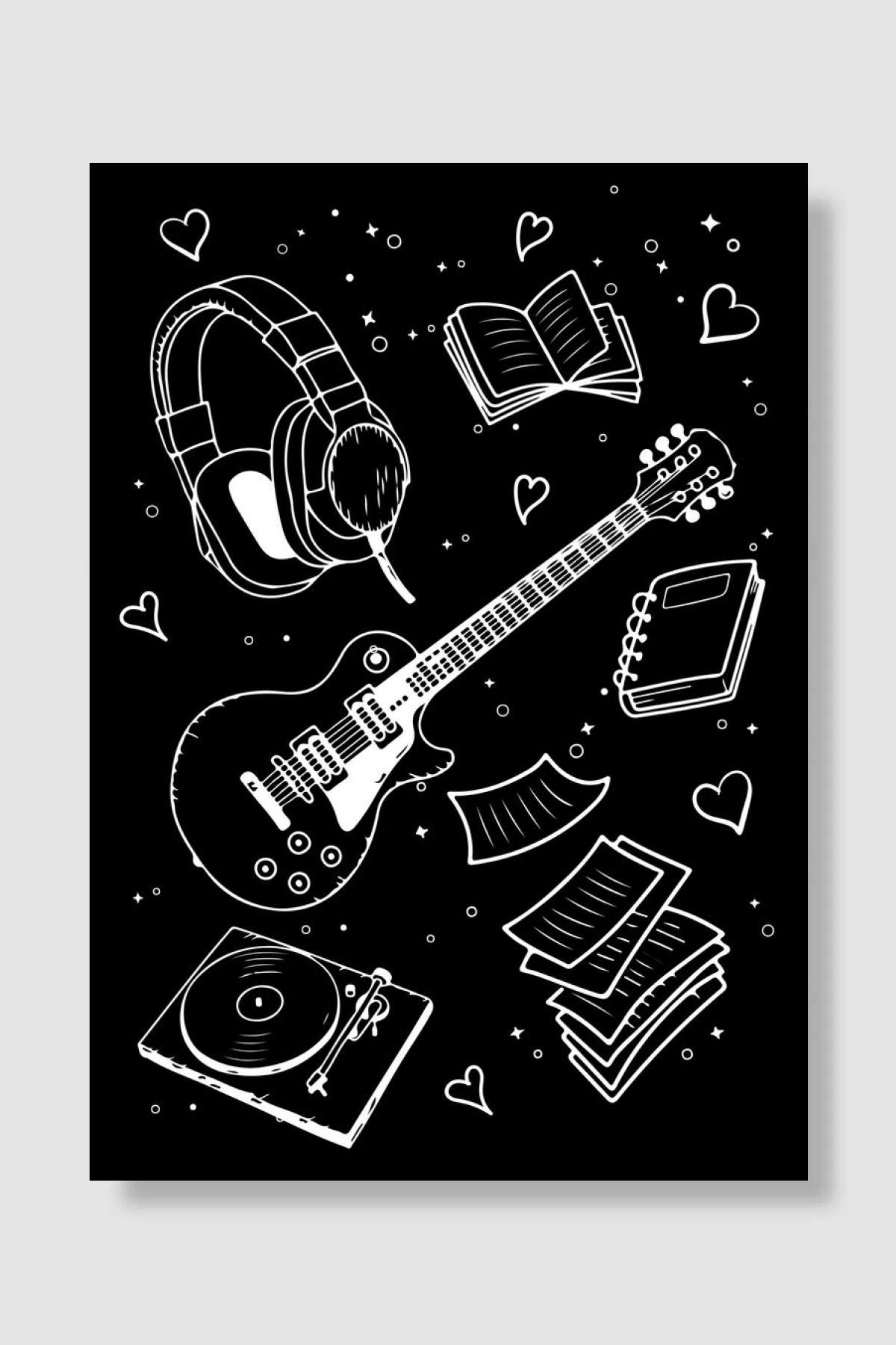 Downtown Girl Aesthetic Müzik Poster Çerçevesiz Yüksek Kalite Müzik Afiş Duvar Poster