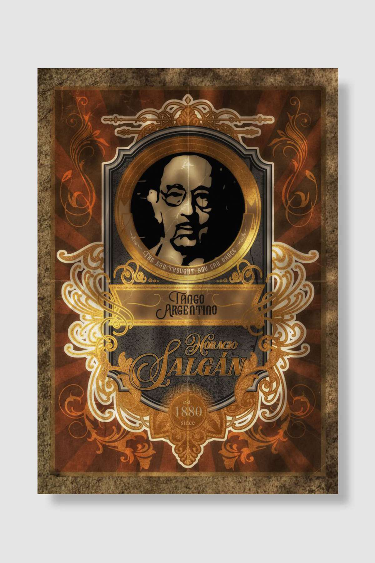 Horacio Salgan Müzik Poster Çerçevesiz Yüksek Kalite Müzik Afiş Duvar Poster