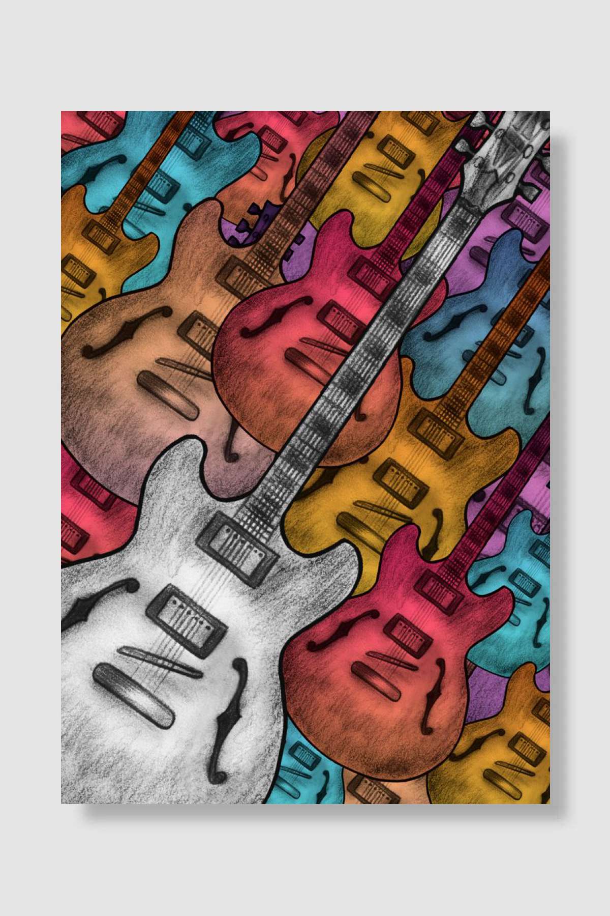 Music Müzik Poster Çerçevesiz Yüksek Kalite Müzik Afiş Duvar Poster