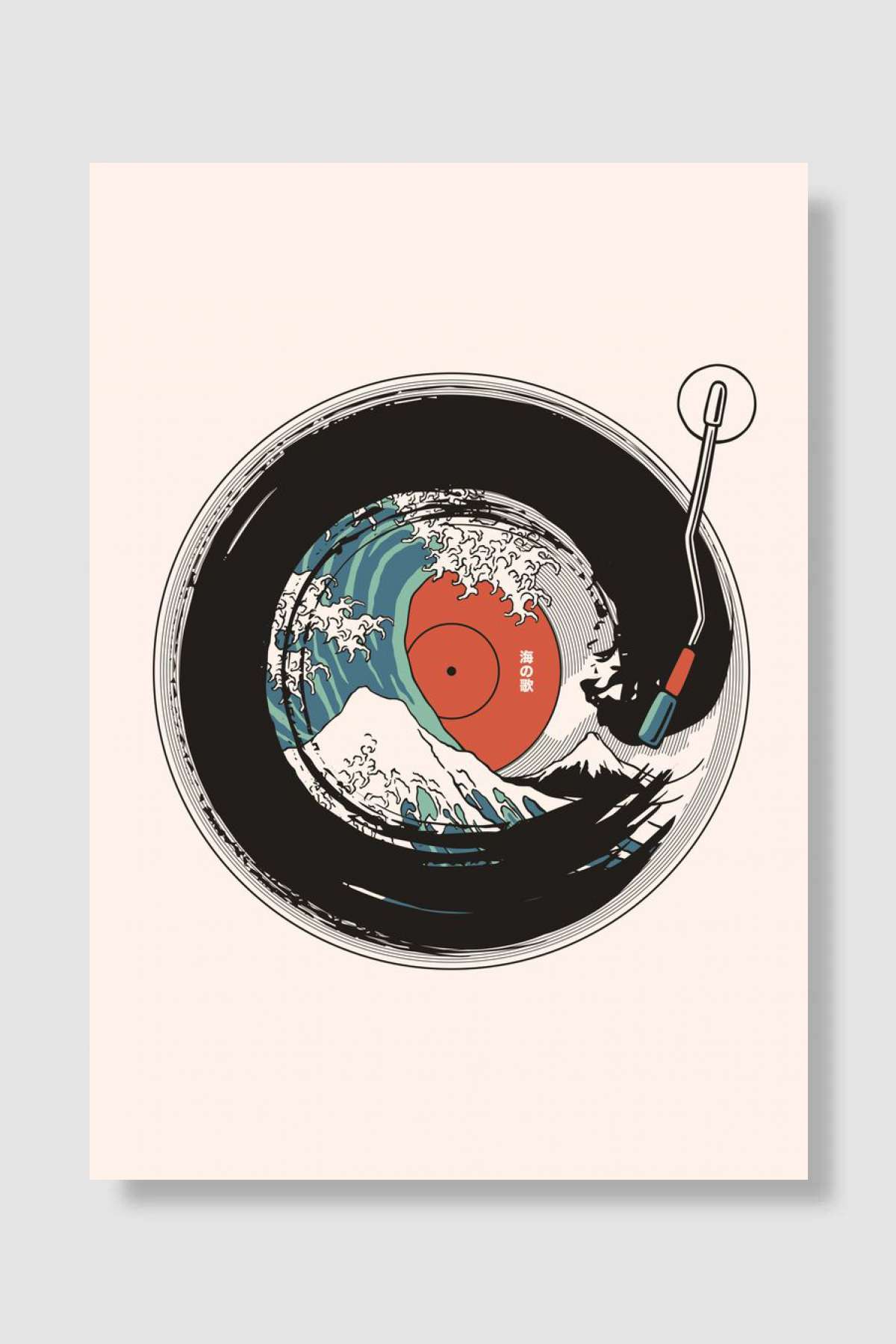 Enso Circle Vinyl Japanese Müzik Poster Çerçevesiz Yüksek Kalite Müzik Afiş Duvar Poster