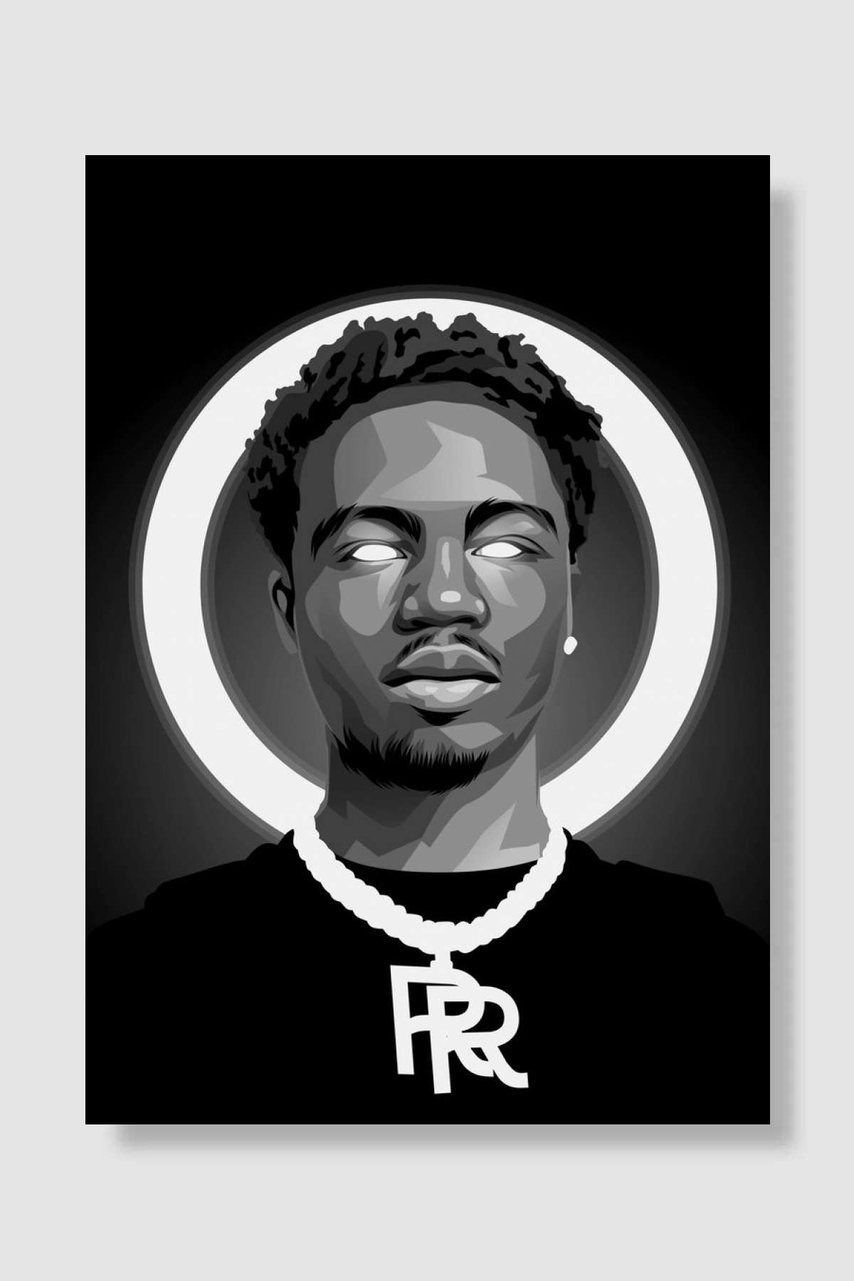 Roddy Ricch Müzik Poster Çerçevesiz Yüksek Kalite Müzik Afiş Duvar Poster