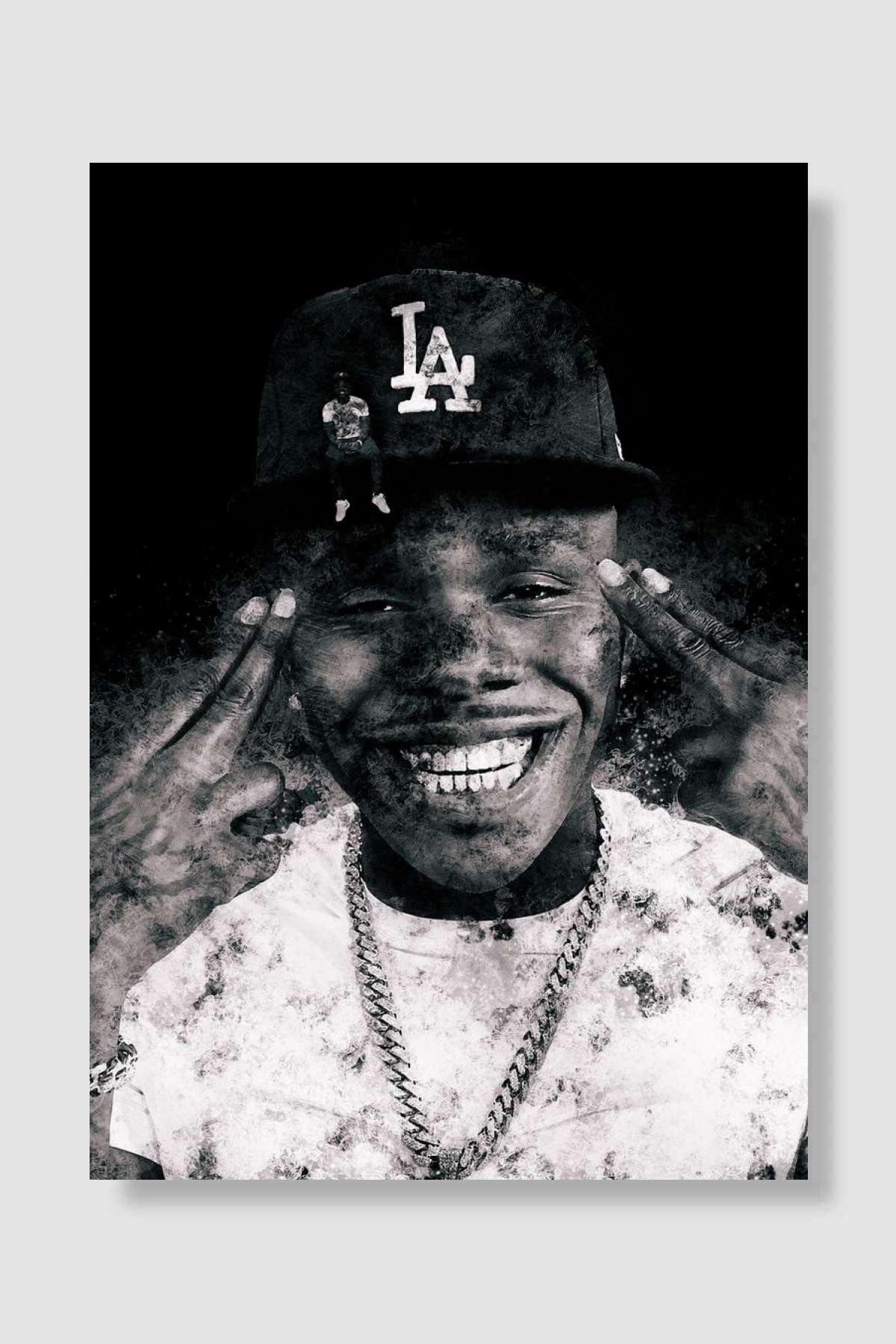 dababy Müzik Poster Çerçevesiz Yüksek Kalite Müzik Afiş Duvar Poster