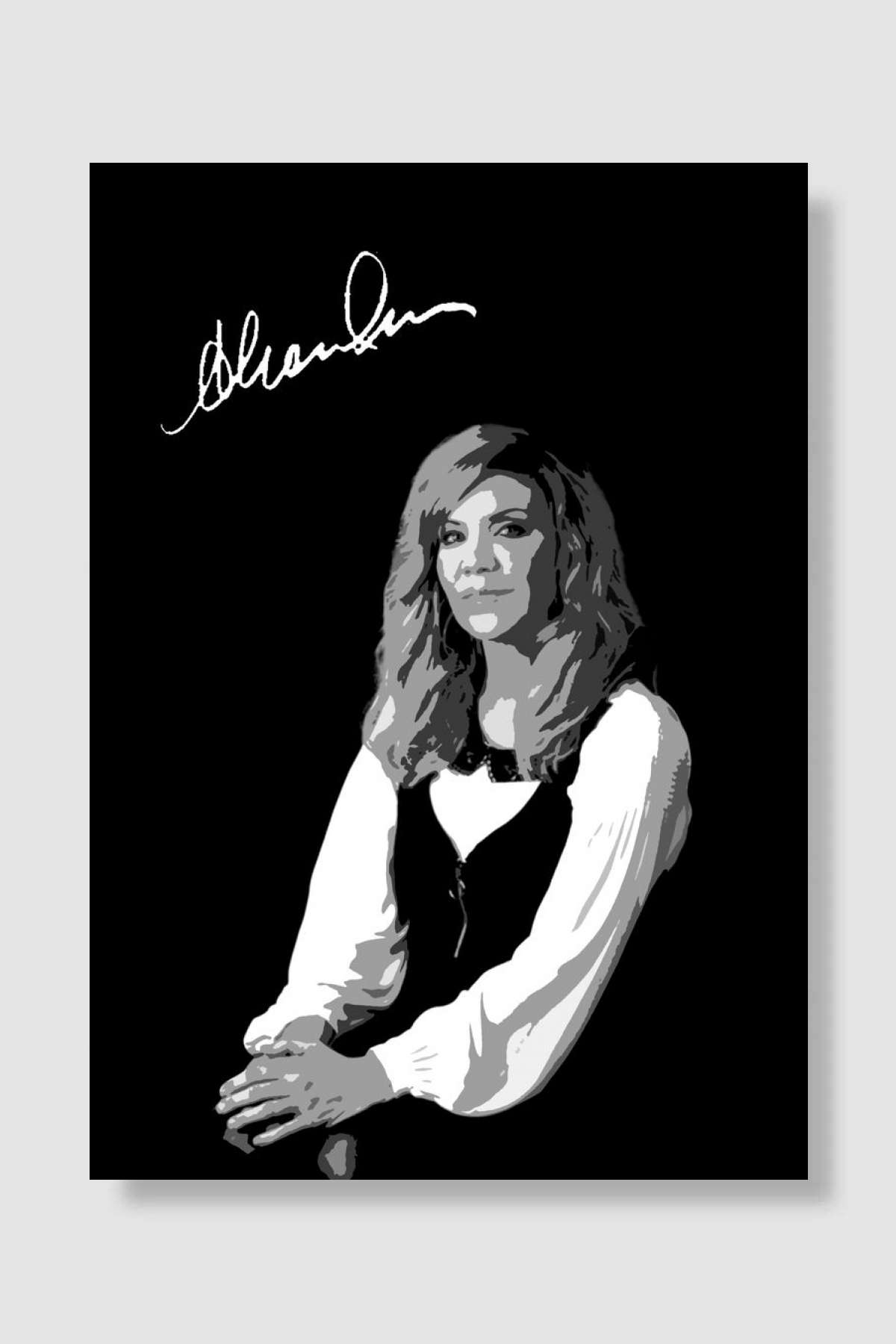 Alison Krauss Müzik Poster Çerçevesiz Yüksek Kalite Müzik Afiş Duvar Poster