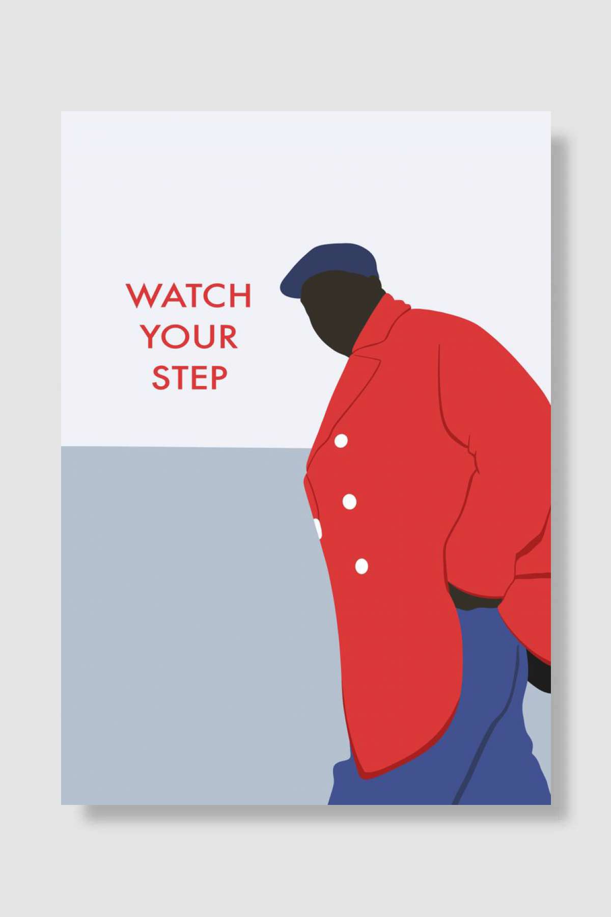 watch your step minimalism Müzik Poster Çerçevesiz Yüksek Kalite Müzik Afiş Duvar Poster