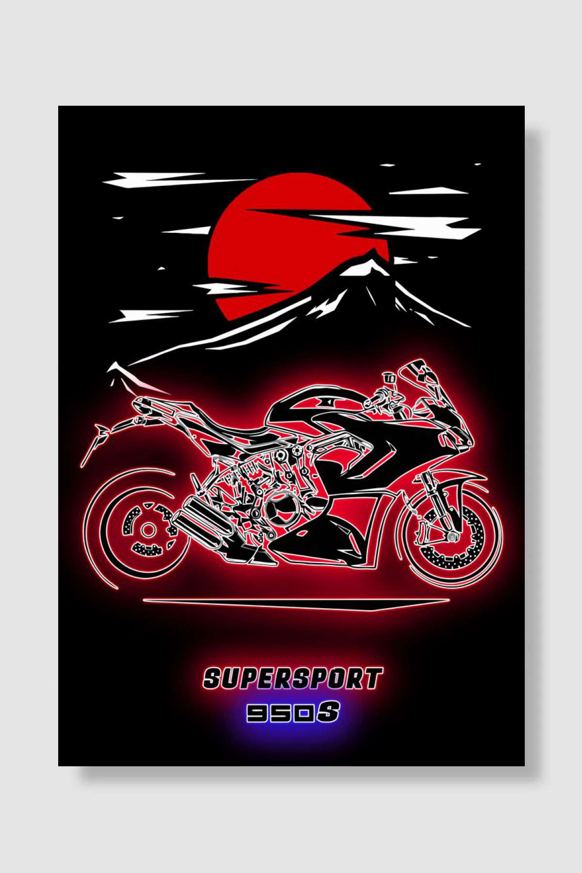 Rider 11 Müzik Poster Çerçevesiz Yüksek Kalite Müzik Afiş Duvar Poster