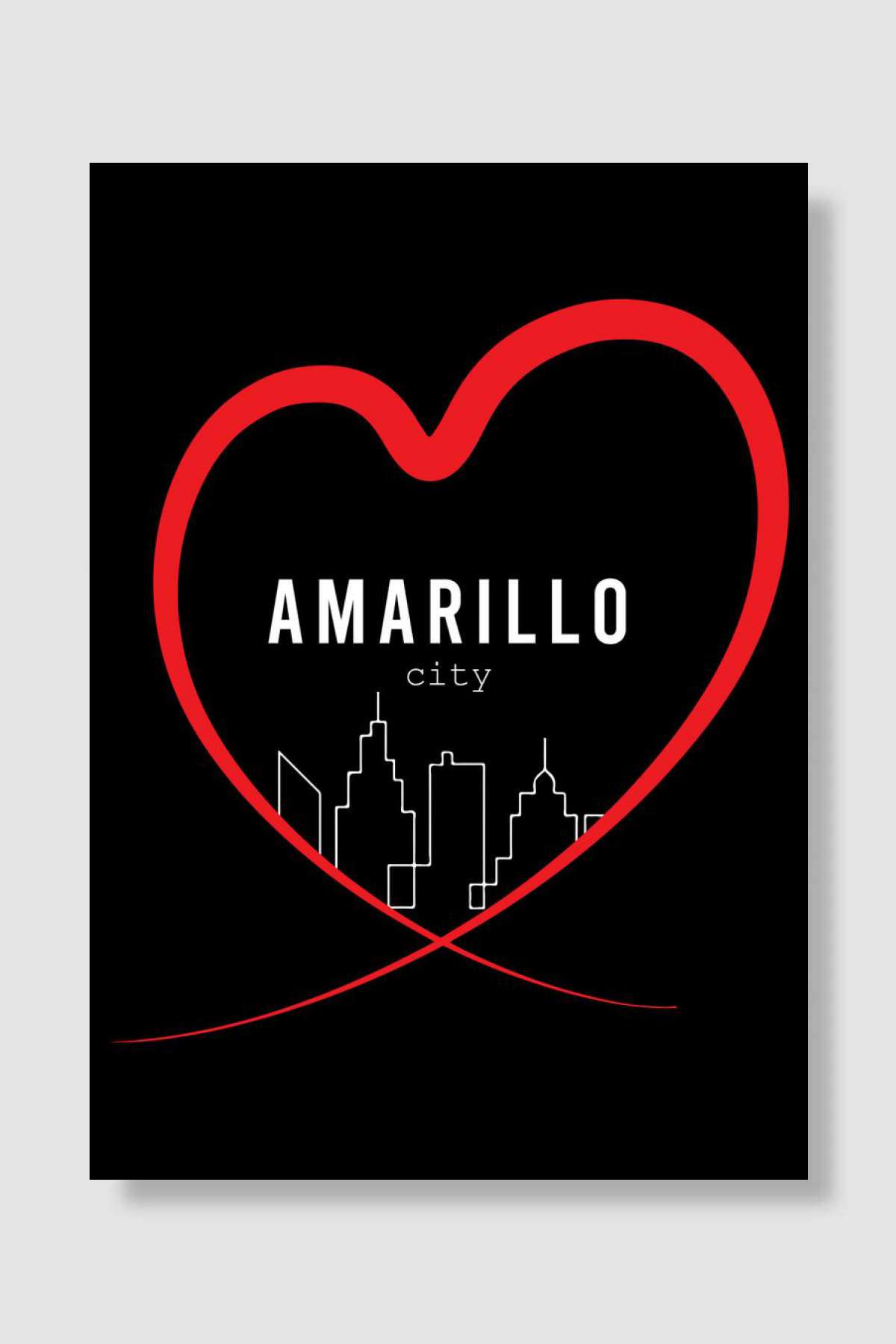 Amarillo Müzik Poster Çerçevesiz Yüksek Kalite Müzik Afiş Duvar Poster