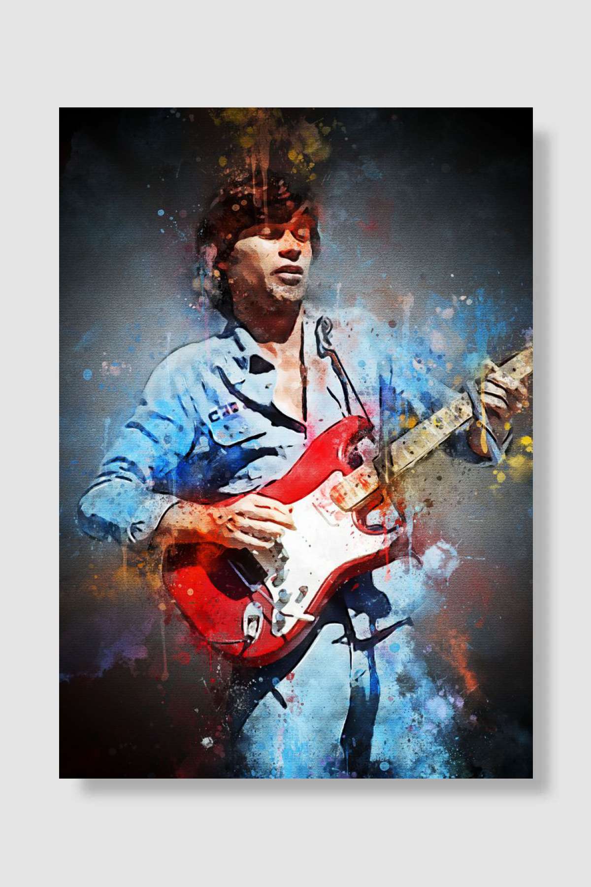 Robbie Robertson Müzik Poster Çerçevesiz Yüksek Kalite Müzik Afiş Duvar Poster