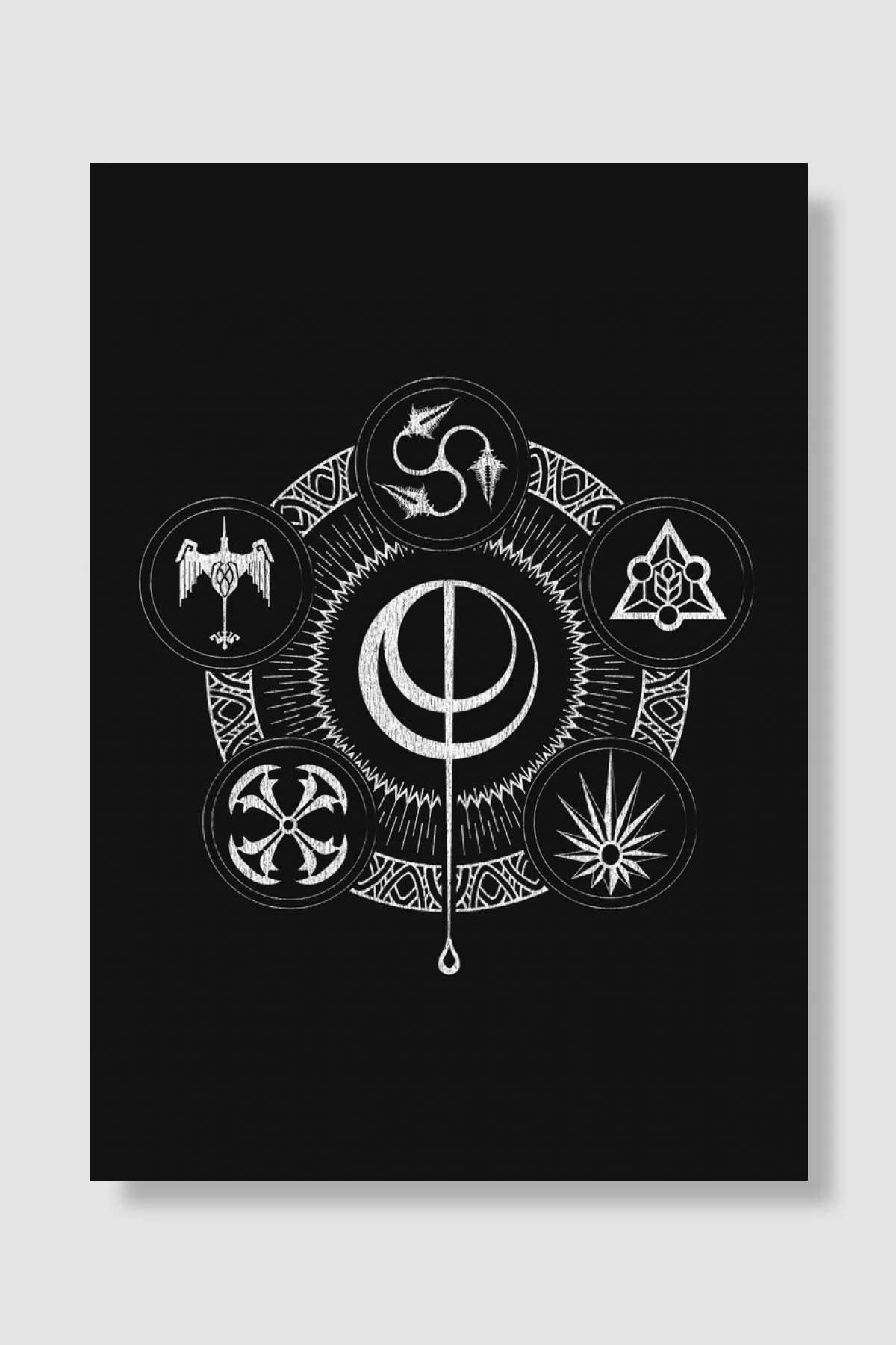 Spheres Müzik Poster Çerçevesiz Yüksek Kalite Müzik Afiş Duvar Poster