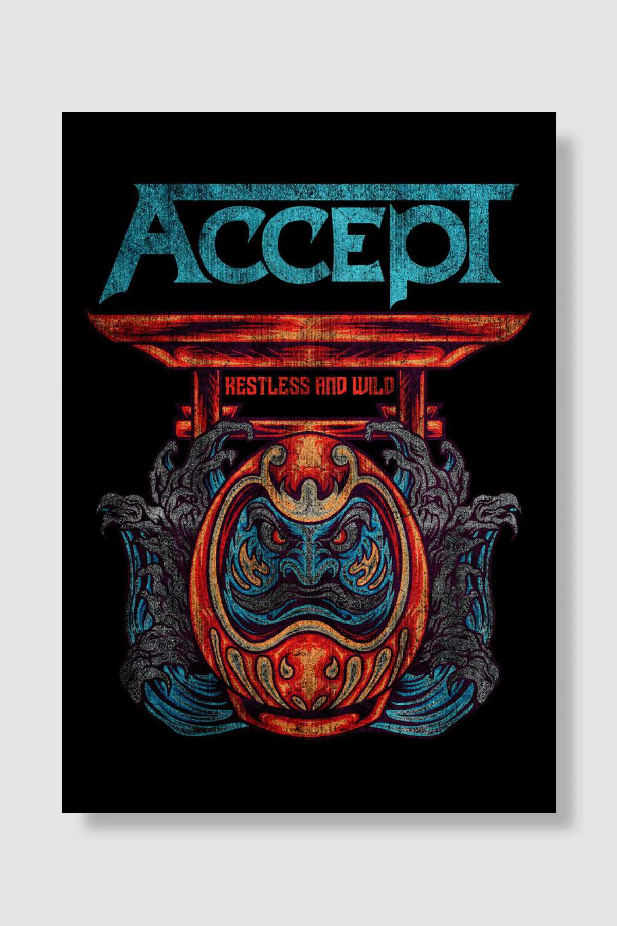 Anthemic Accept Müzik Poster Çerçevesiz Yüksek Kalite Müzik Afiş Duvar Poster