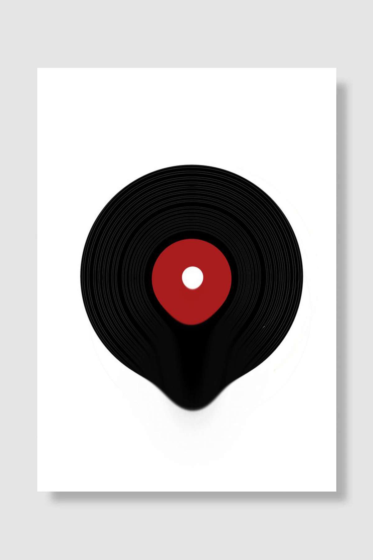 minimalistic art, vinyl record. Müzik Poster Çerçevesiz Yüksek Kalite Müzik Afiş Duvar Poster