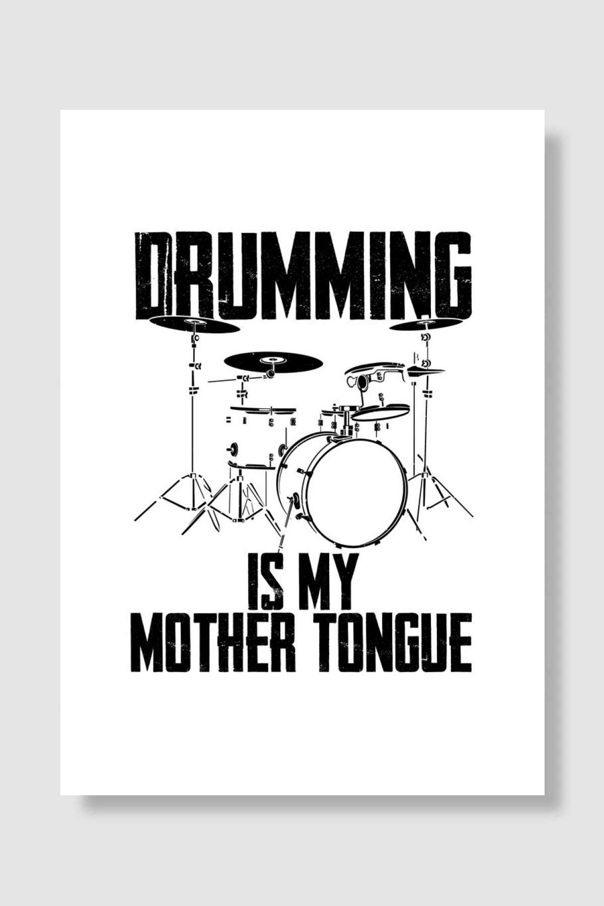 Drumming Drum Sticks Gifts Müzik Poster Çerçevesiz Yüksek Kalite Müzik Afiş Duvar Poster