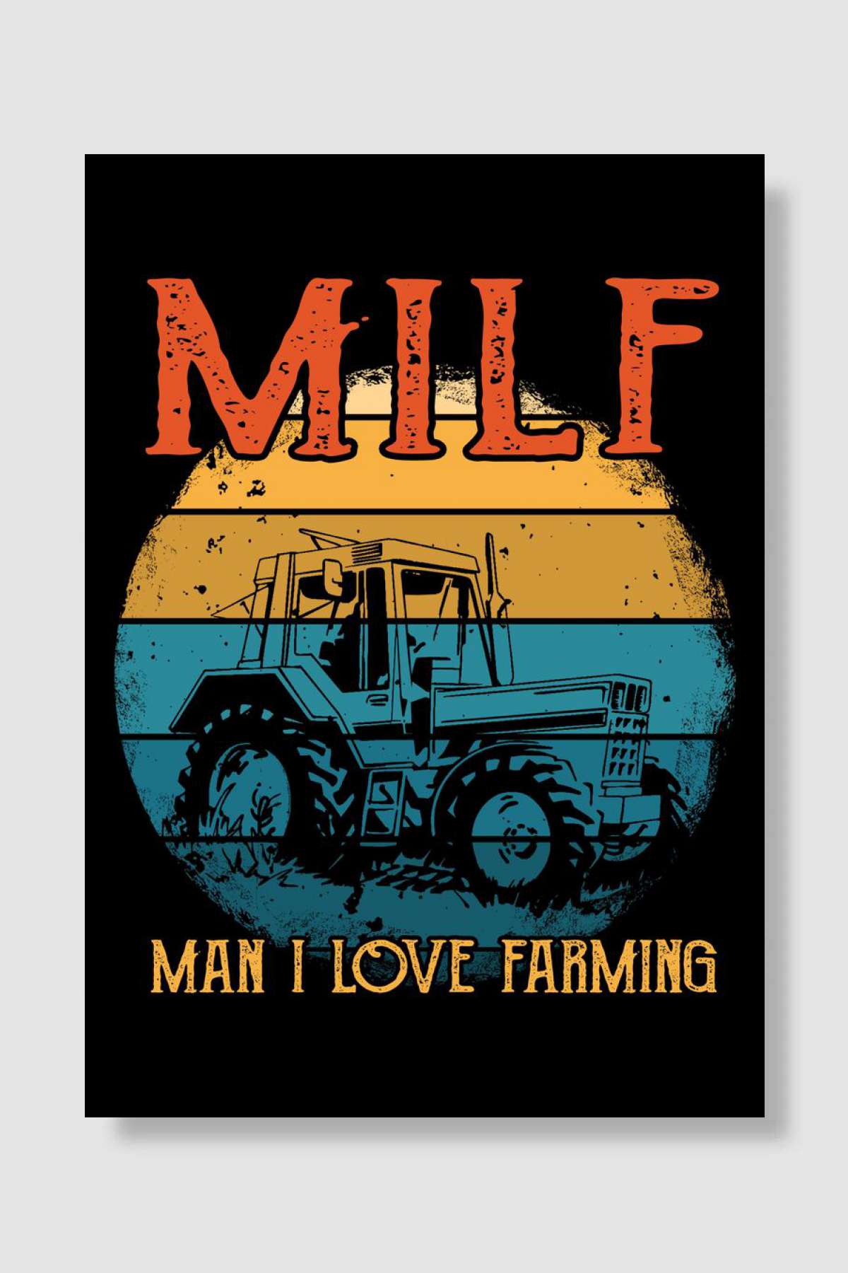 Milf Farming Müzik Poster Çerçevesiz Yüksek Kalite Müzik Afiş Duvar Poster