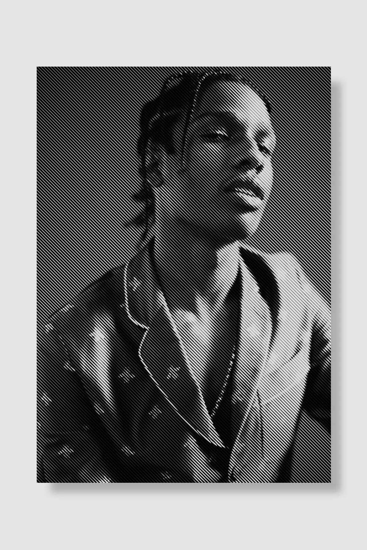 Asap Rocky Müzik Poster Çerçevesiz Yüksek Kalite Müzik Afiş Duvar Poster
