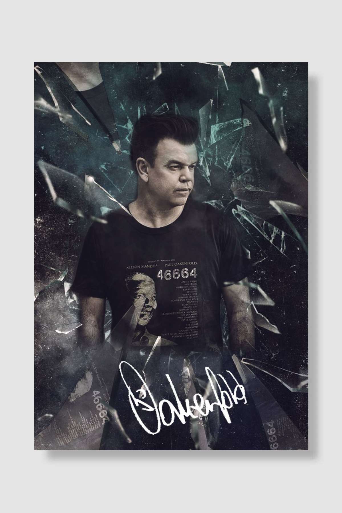 Paul Oakenfold Canvas Müzik Poster Çerçevesiz Yüksek Kalite Müzik Afiş Duvar Poster