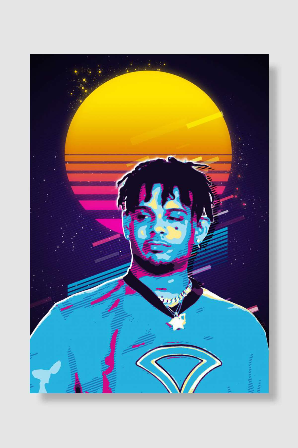 Smokepurpp Müzik Poster Çerçevesiz Yüksek Kalite Müzik Afiş Duvar Poster