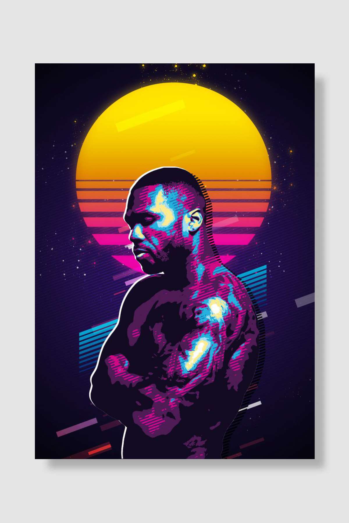 50 Cent Müzik Poster Çerçevesiz Yüksek Kalite Müzik Afiş Duvar Poster