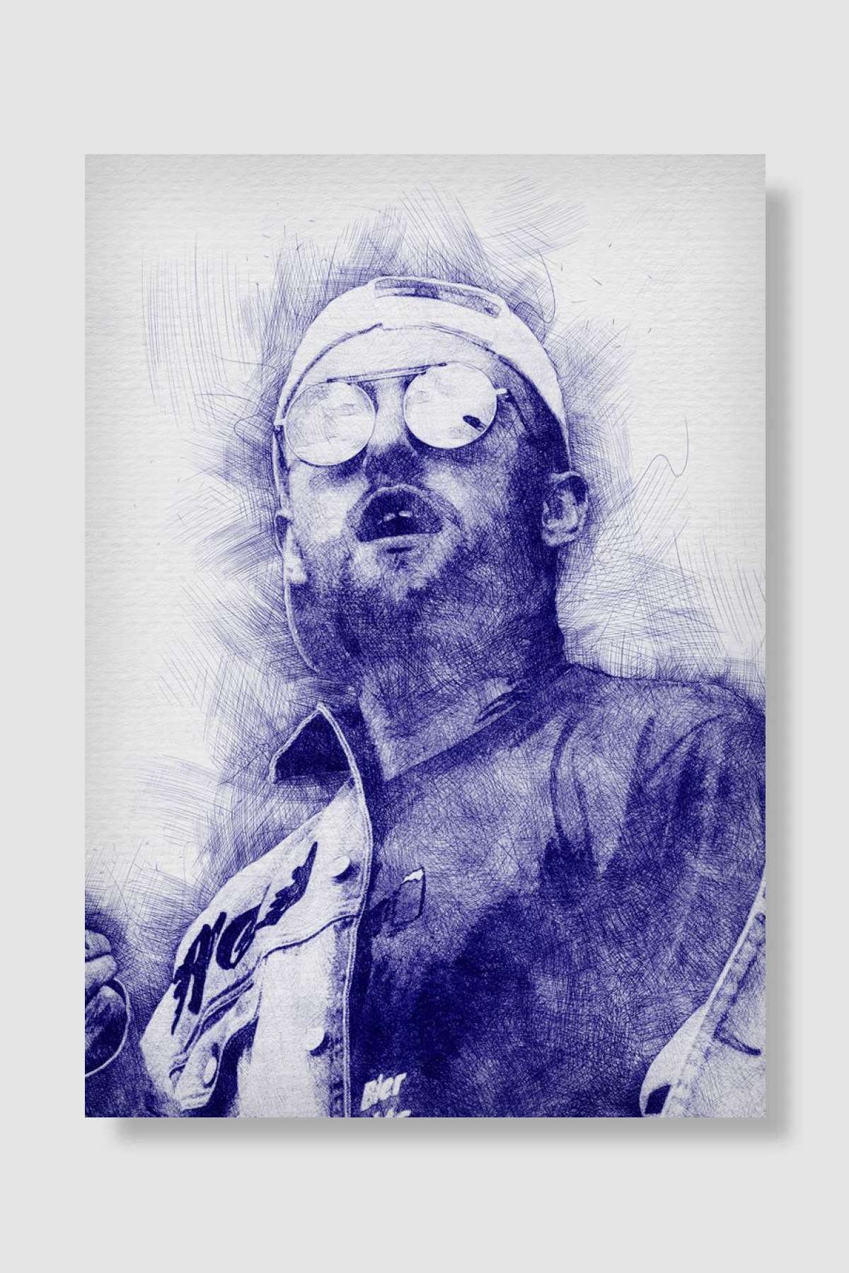 Mac Miller Müzik Poster Çerçevesiz Yüksek Kalite Müzik Afiş Duvar Poster