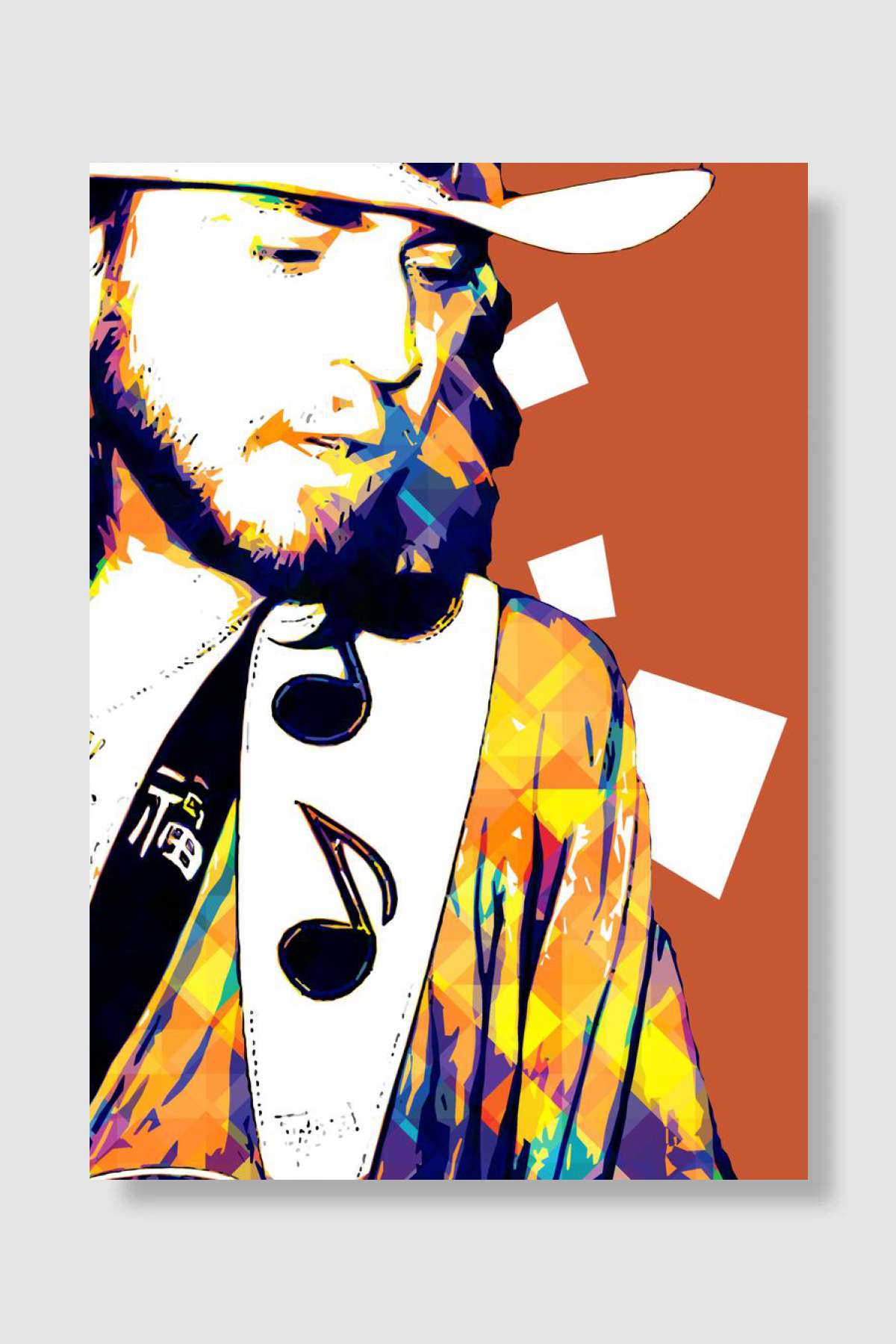 Stevie Ray Vaughan Rock 28 Müzik Poster Çerçevesiz Yüksek Kalite Müzik Afiş Duvar Poster