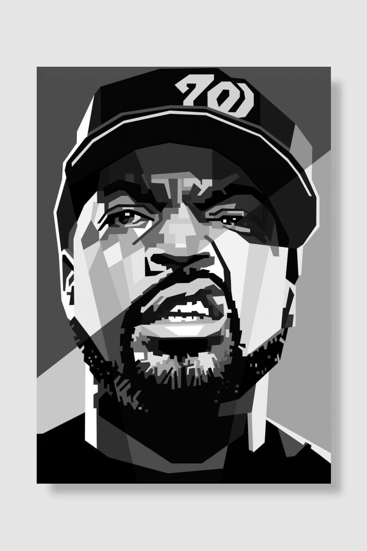 Cube Müzik Poster Çerçevesiz Yüksek Kalite Müzik Afiş Duvar Poster