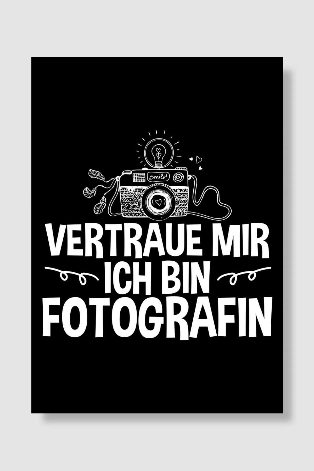 Fotograf Vertraue Mir Müzik Poster Çerçevesiz Yüksek Kalite Müzik Afiş Duvar Poster