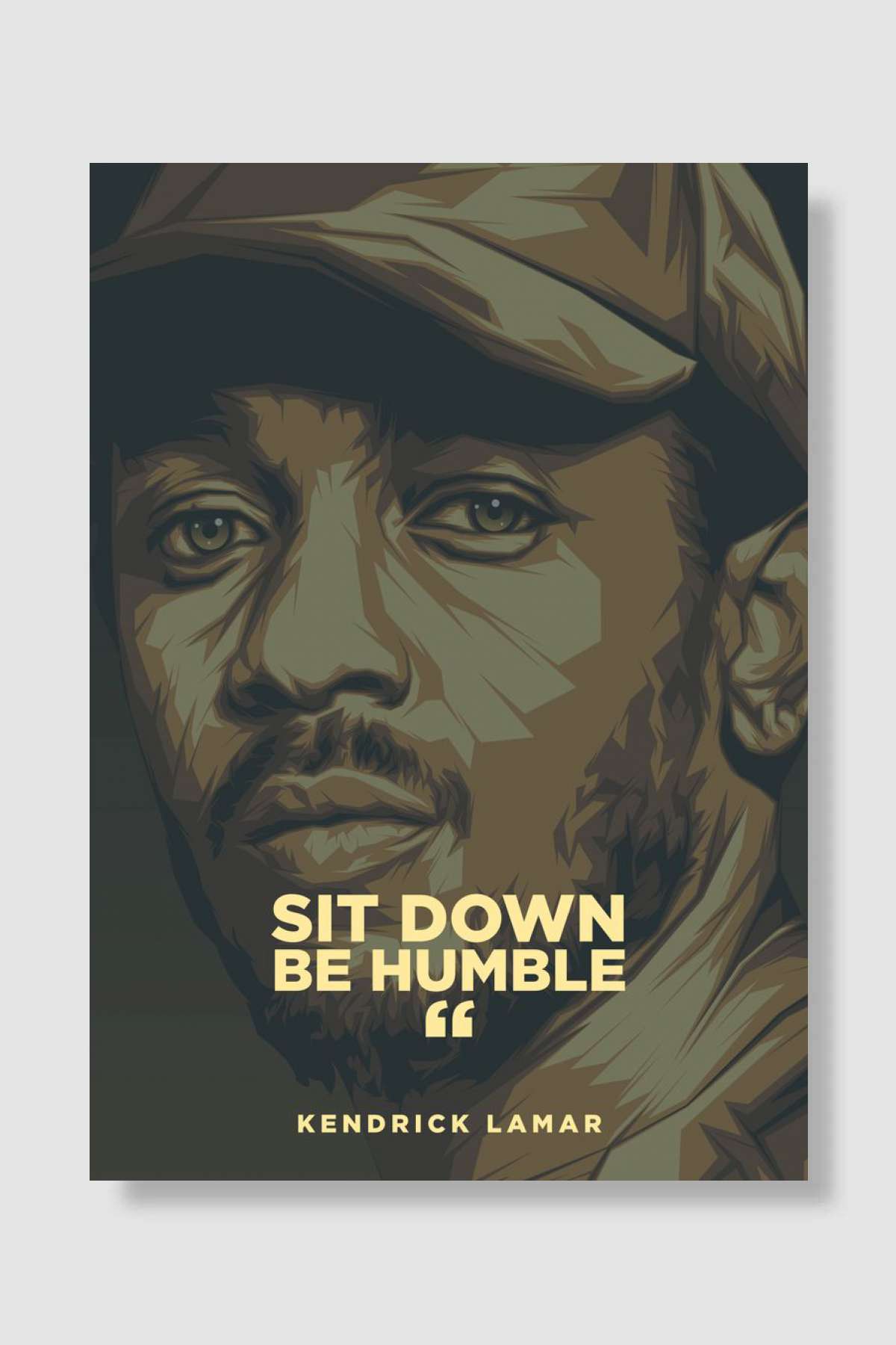 Kendrick Lamar Rapper Müzik Poster Çerçevesiz Yüksek Kalite Müzik Afiş Duvar Poster