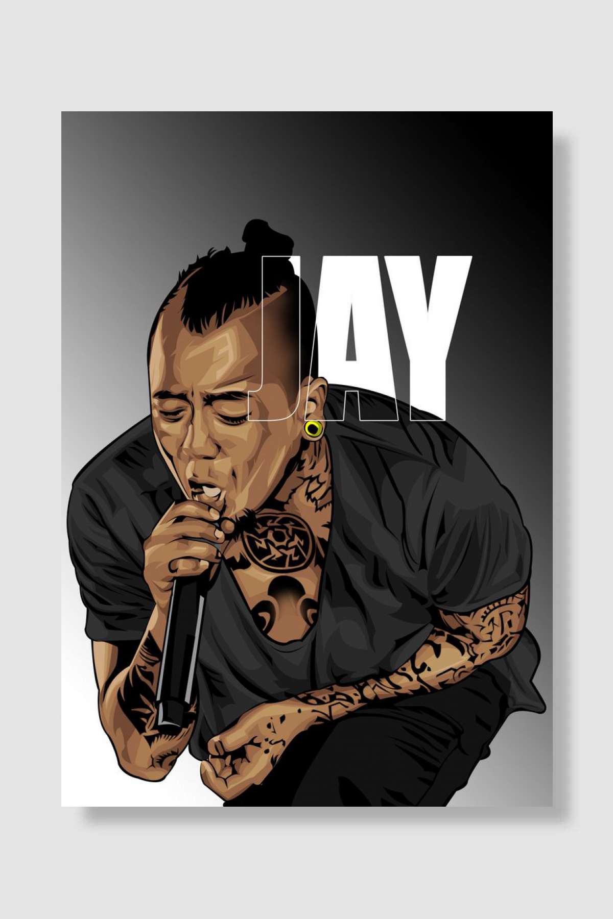 Jay Contreras Müzik Poster Çerçevesiz Yüksek Kalite Müzik Afiş Duvar Poster