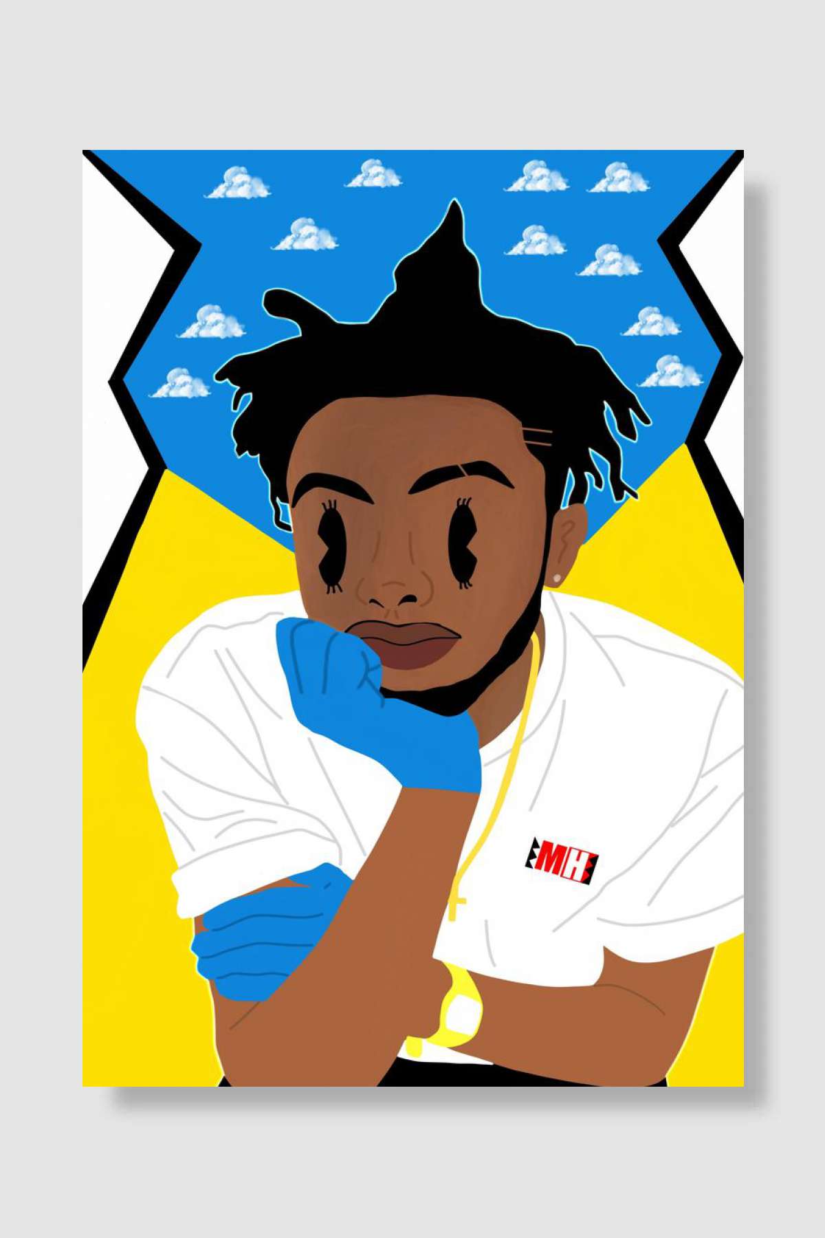 Bored Müzik Poster Çerçevesiz Yüksek Kalite Müzik Afiş Duvar Poster