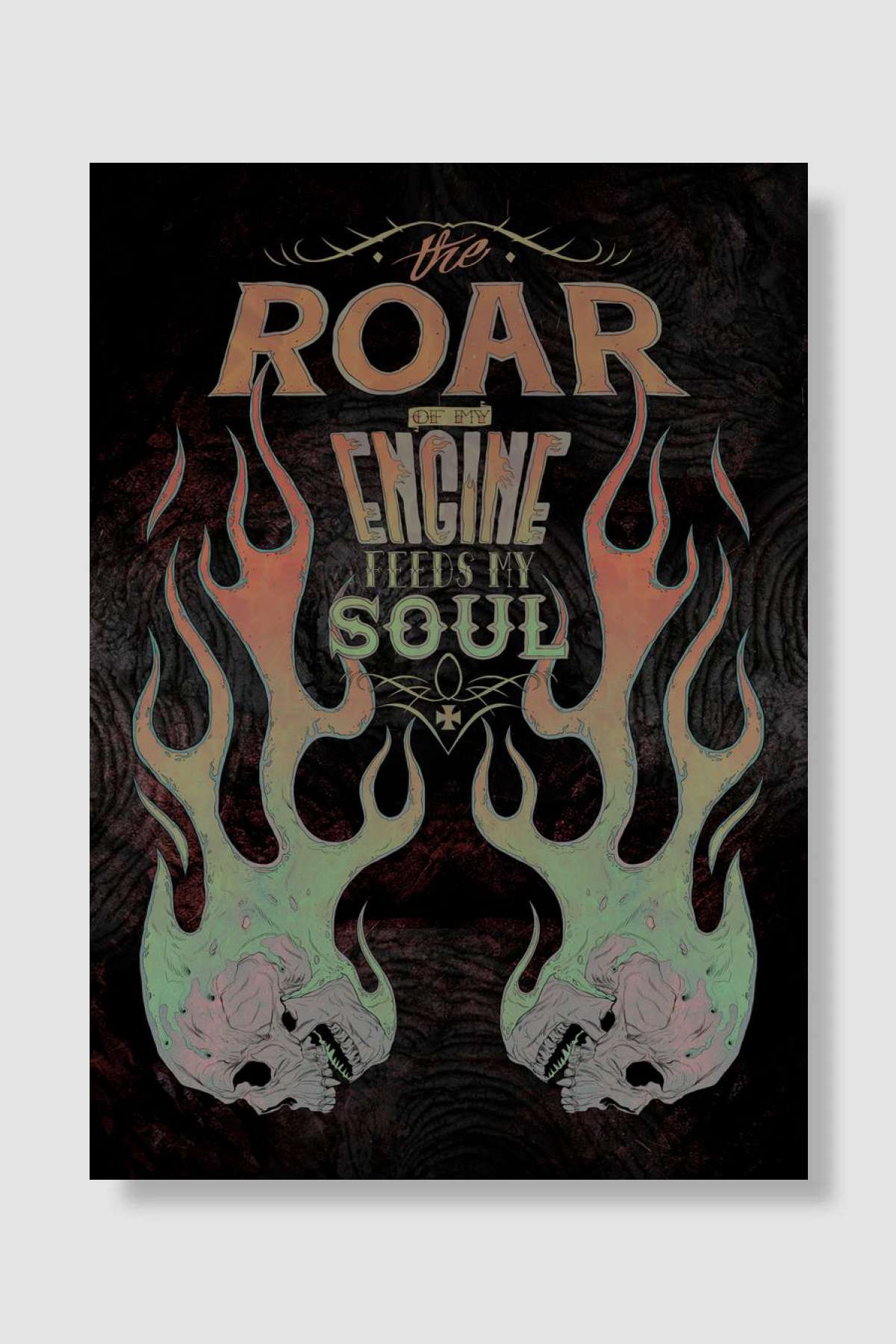 Roar Müzik Poster Çerçevesiz Yüksek Kalite Müzik Afiş Duvar Poster