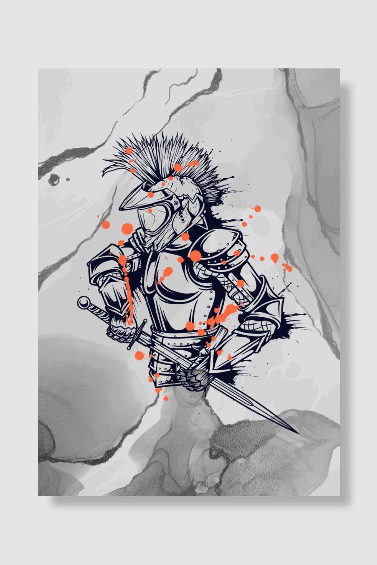 Knight Rider Müzik Poster Çerçevesiz Yüksek Kalite Müzik Afiş Duvar Poster