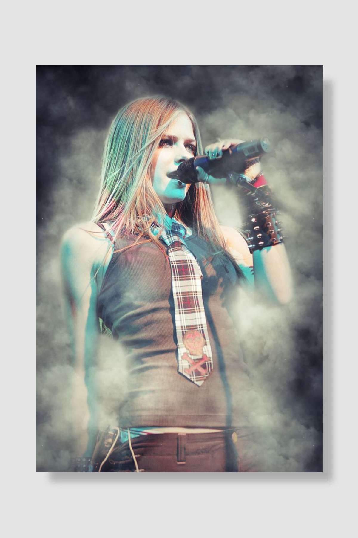 Avril Lavigne Müzik Poster Çerçevesiz Yüksek Kalite Müzik Afiş Duvar Poster