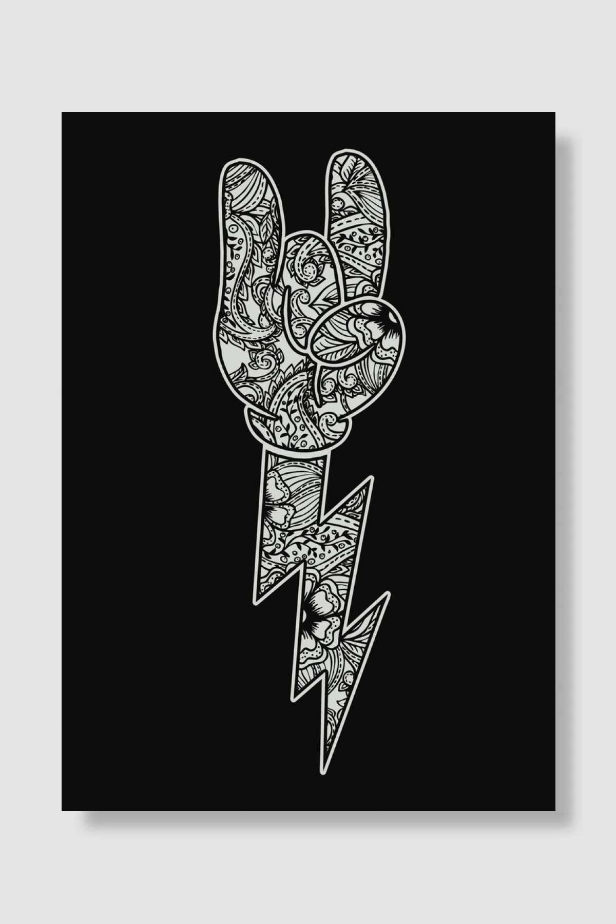 Power Metal Müzik Poster Çerçevesiz Yüksek Kalite Müzik Afiş Duvar Poster