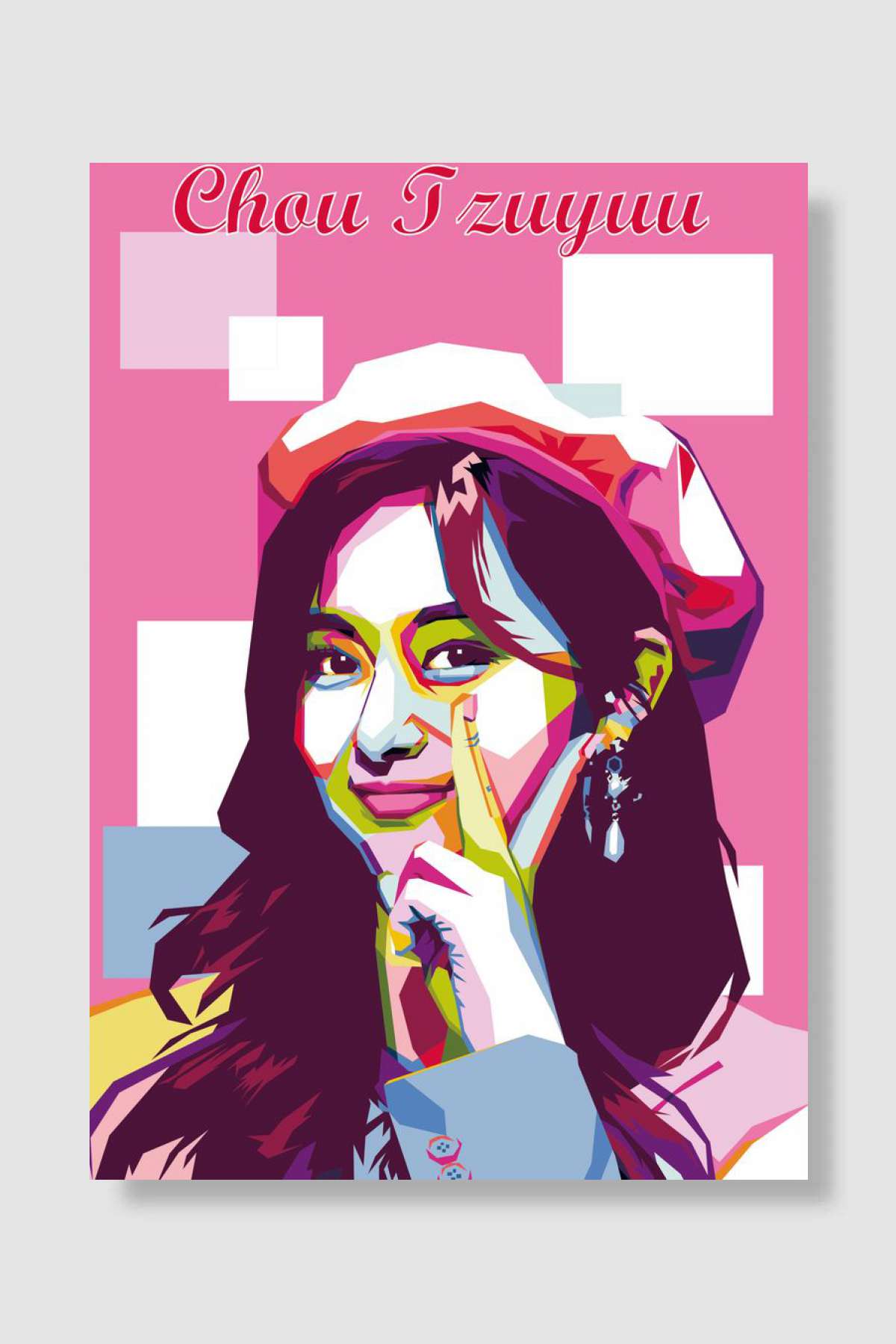 Tzuyuu in Wpap Müzik Poster Çerçevesiz Yüksek Kalite Müzik Afiş Duvar Poster