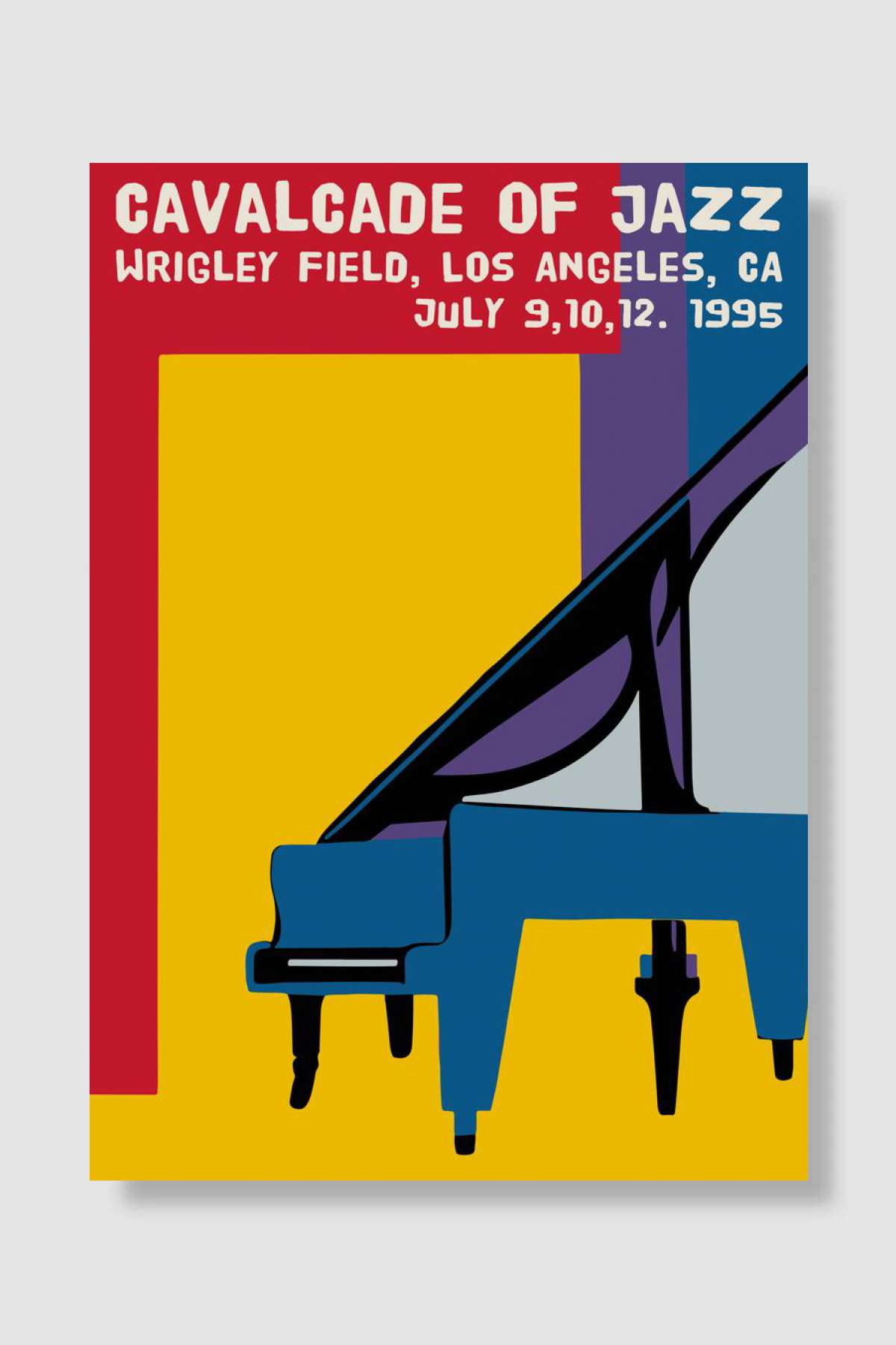 Cavalcade Jazz Festival Müzik Poster Çerçevesiz Yüksek Kalite Müzik Afiş Duvar Poster