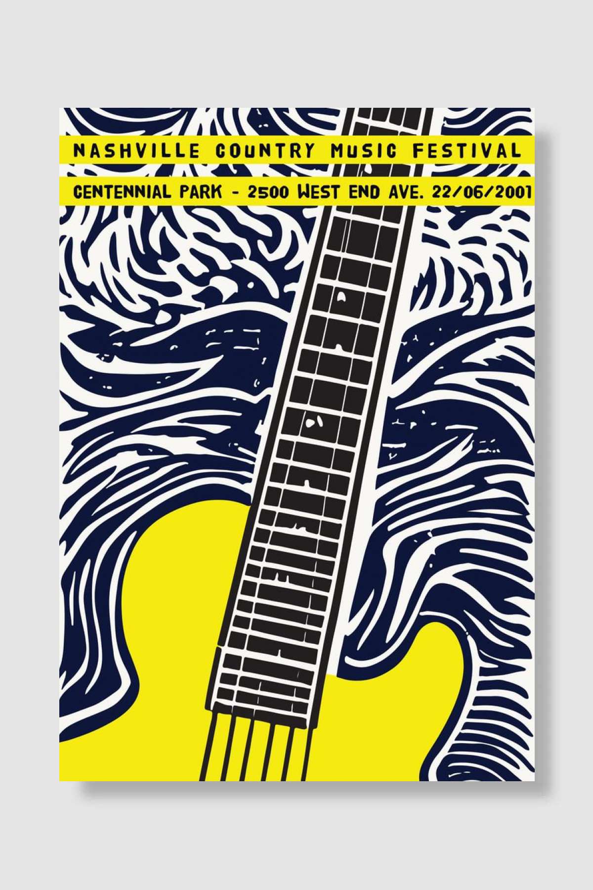 Country Music Festival Müzik Poster Çerçevesiz Yüksek Kalite Müzik Afiş Duvar Poster