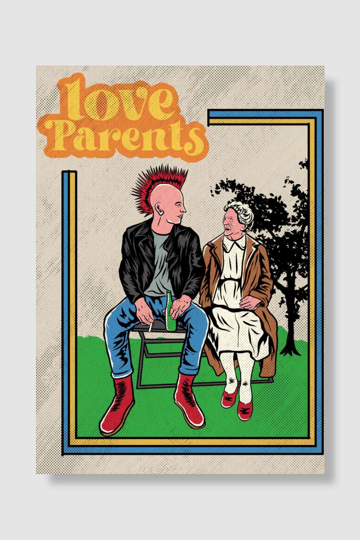 Love parents Müzik Poster Çerçevesiz Yüksek Kalite Müzik Afiş Duvar Poster