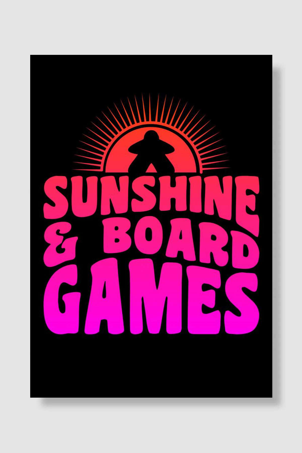 sunshine and board games Müzik Poster Çerçevesiz Yüksek Kalite Müzik Afiş Duvar Poster