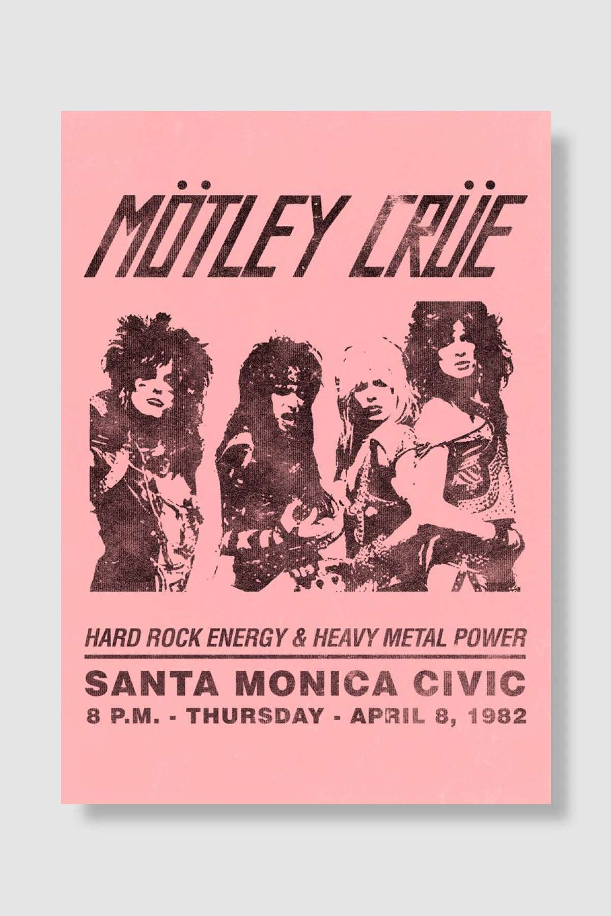 Santa Monica Concert Art Müzik Poster Çerçevesiz Yüksek Kalite Müzik Afiş Duvar Poster