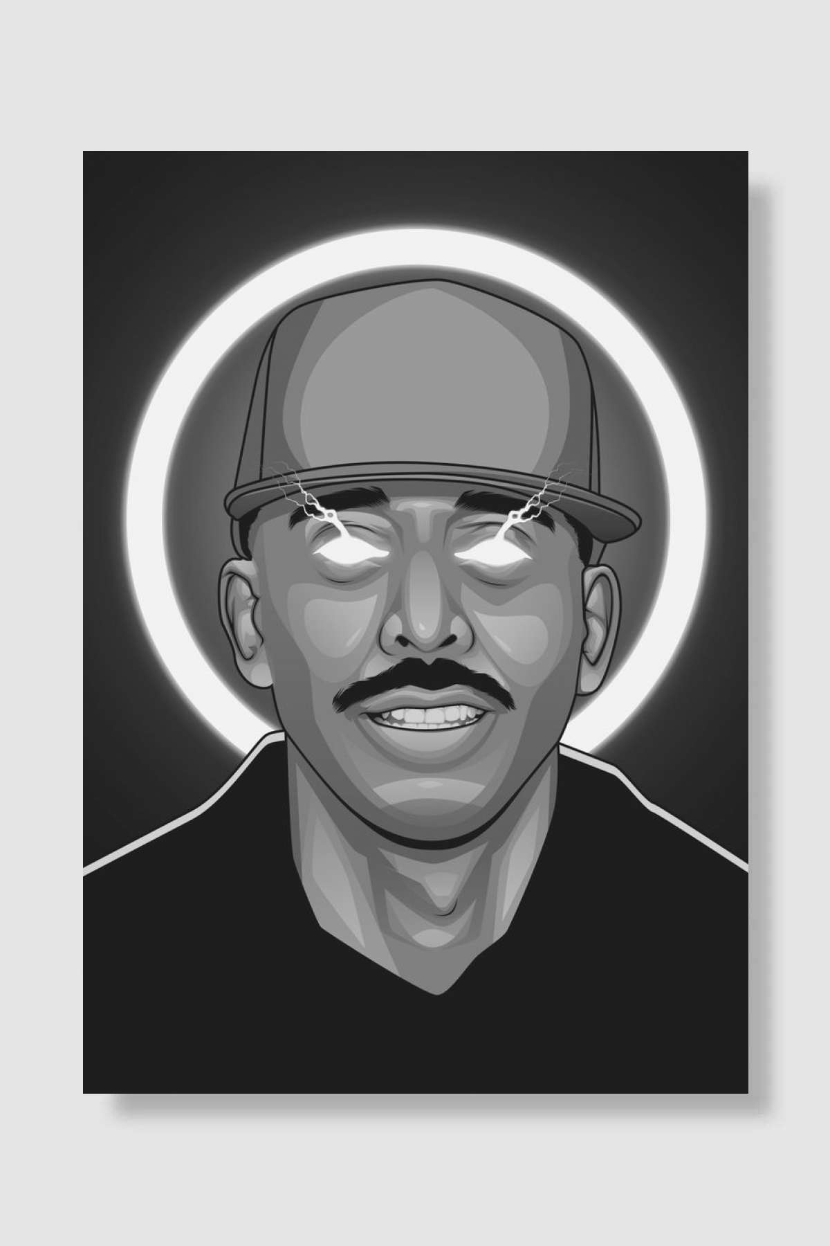 Gillie Da Kid Müzik Poster Çerçevesiz Yüksek Kalite Müzik Afiş Duvar Poster