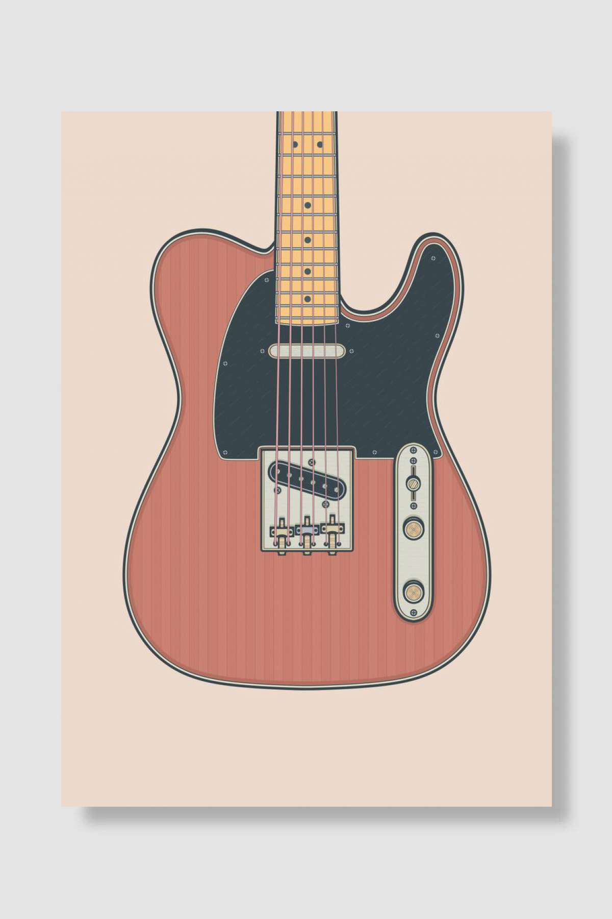 Penny Telly Müzik Poster Çerçevesiz Yüksek Kalite Müzik Afiş Duvar Poster