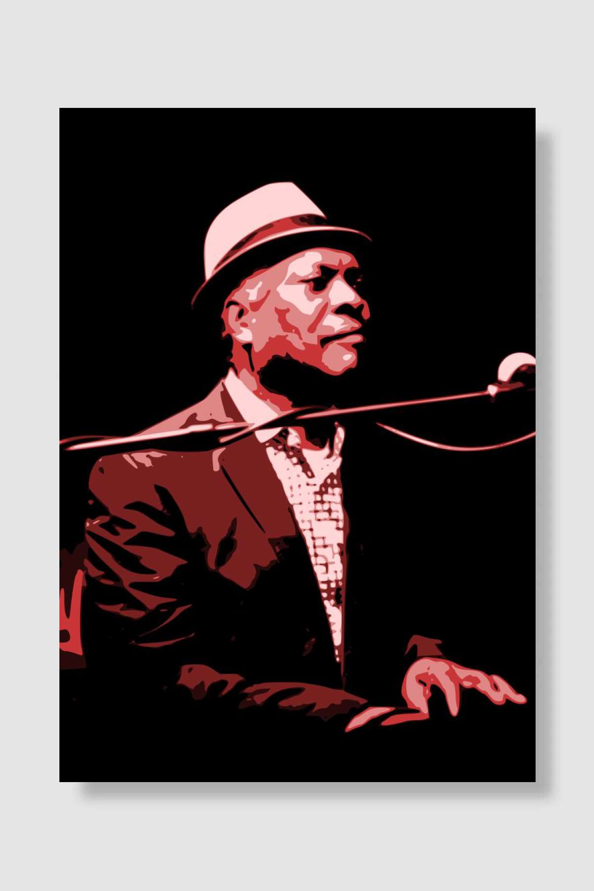 Booker T Jones Müzik Poster Çerçevesiz Yüksek Kalite Müzik Afiş Duvar Poster