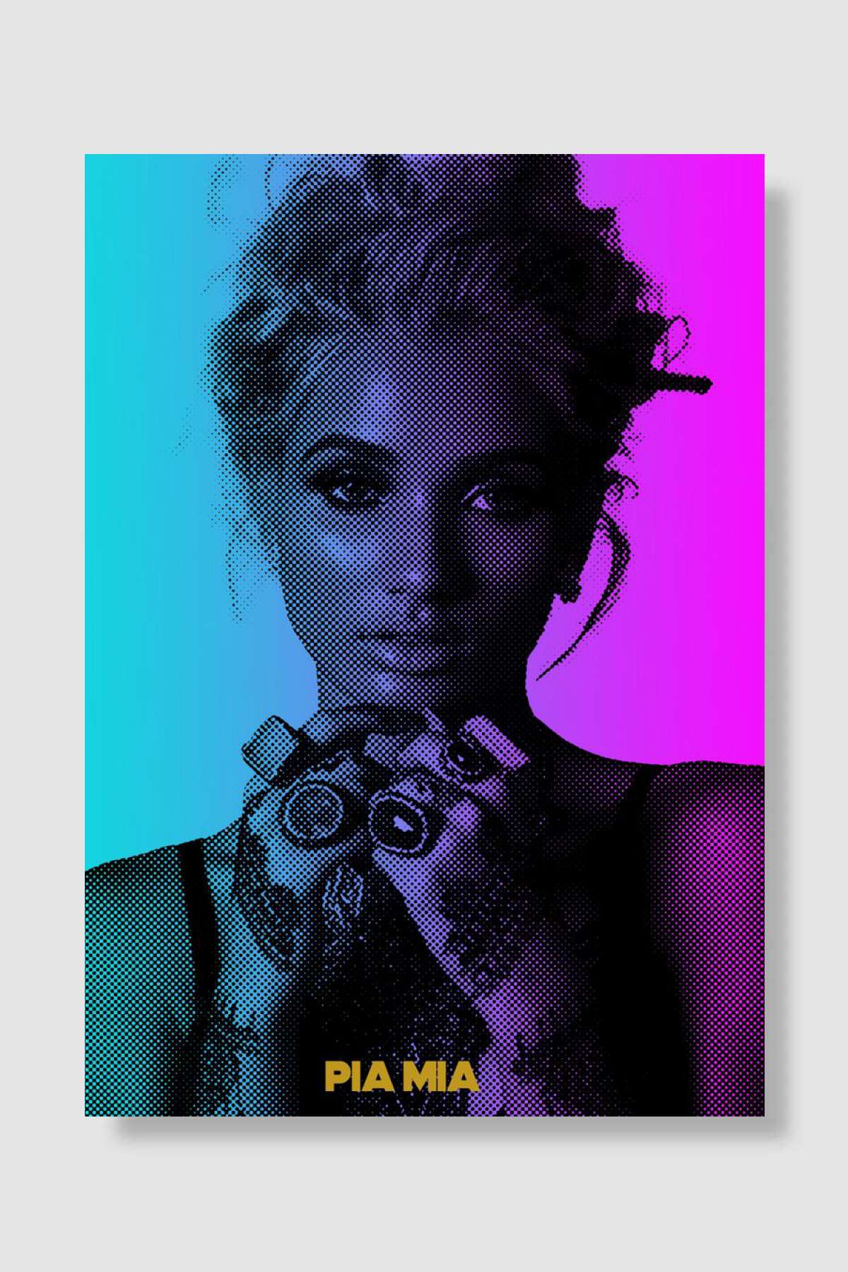 Pia Mia Müzik Poster Çerçevesiz Yüksek Kalite Müzik Afiş Duvar Poster