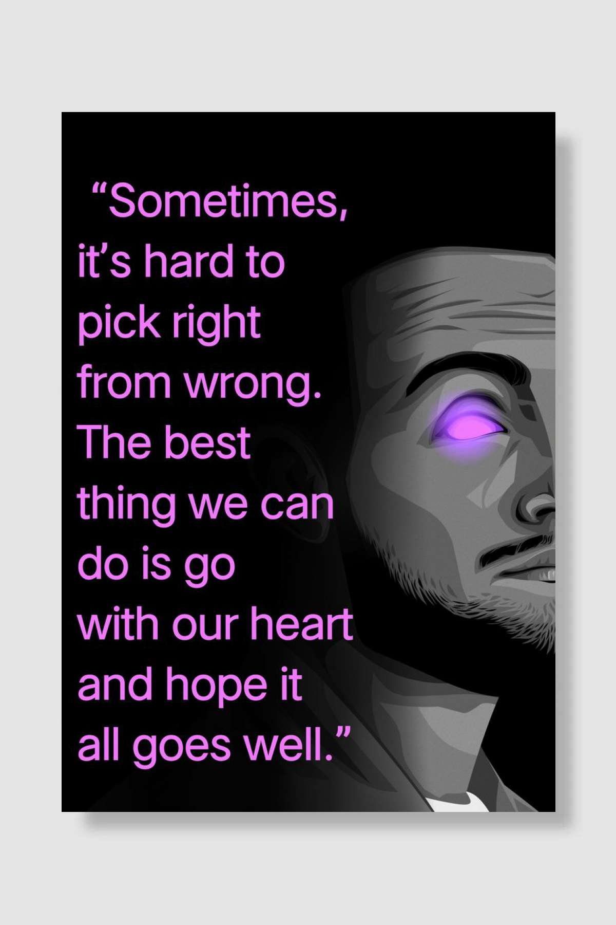 quotes art mac miller Müzik Poster Çerçevesiz Yüksek Kalite Müzik Afiş Duvar Poster