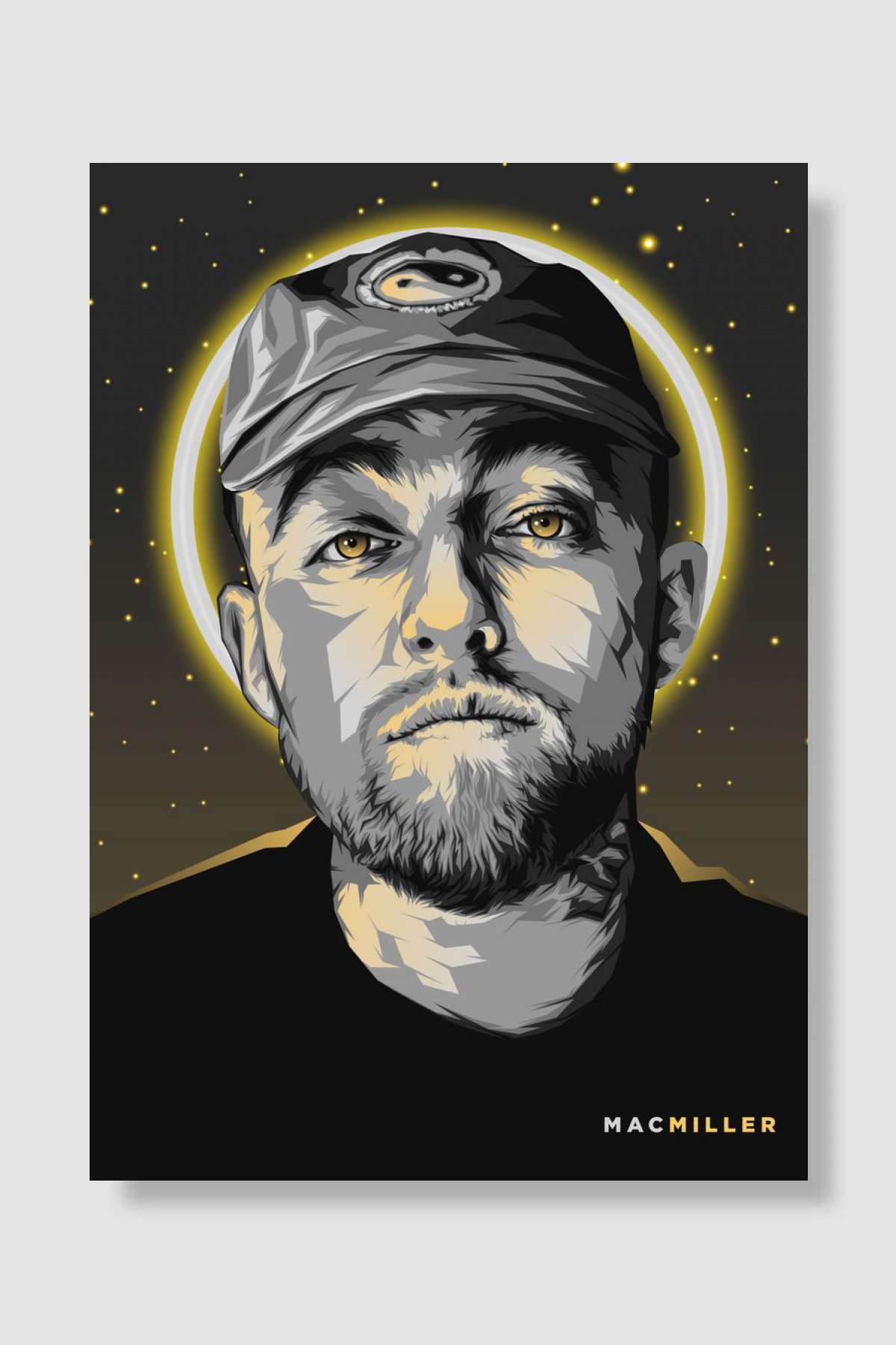 Mac Miller PopArt Müzik Poster Çerçevesiz Yüksek Kalite Müzik Afiş Duvar Poster