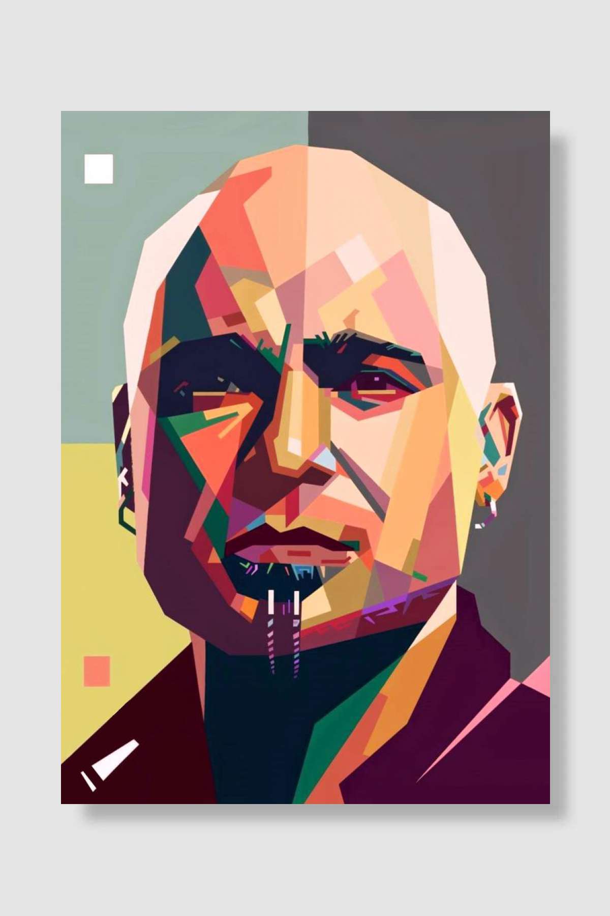 David Draiman Müzik Poster Çerçevesiz Yüksek Kalite Müzik Afiş Duvar Poster - En İyi Fiyatlarla
