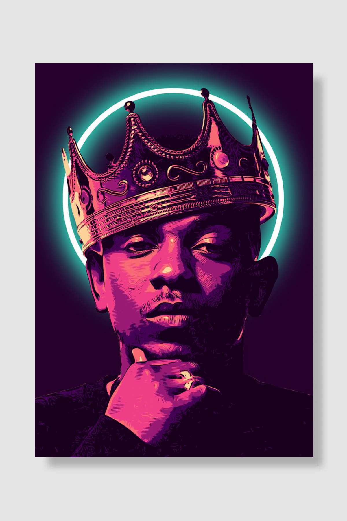 Kendrick Lamar Müzik Poster Çerçevesiz Yüksek Kalite Müzik Afiş Duvar Poster