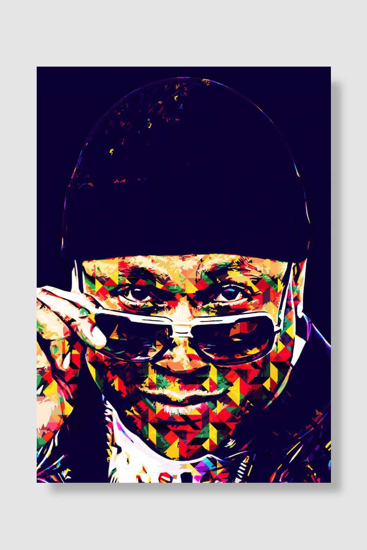 LL Cool J Müzik Poster Çerçevesiz Yüksek Kalite Müzik Afiş Duvar Poster