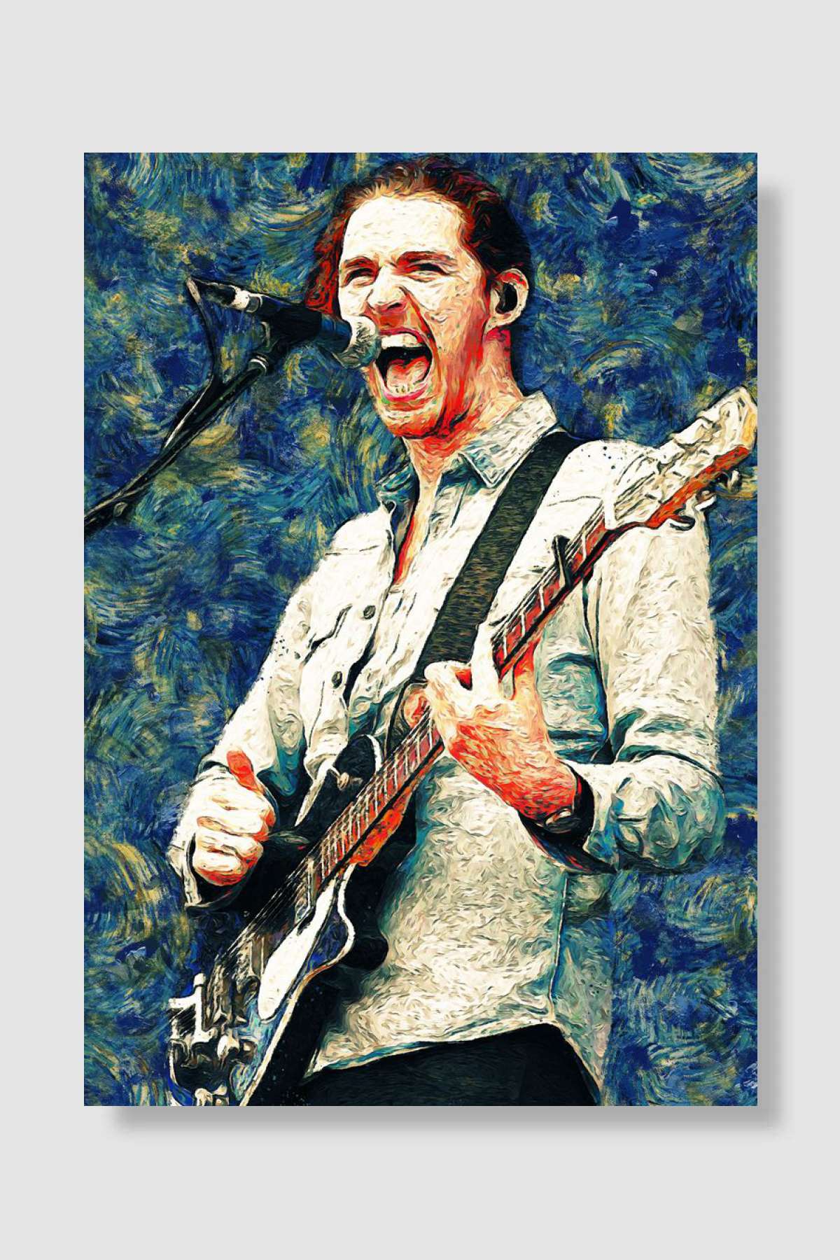 Hozier Müzik Poster Çerçevesiz Yüksek Kalite Müzik Afiş Duvar Poster
