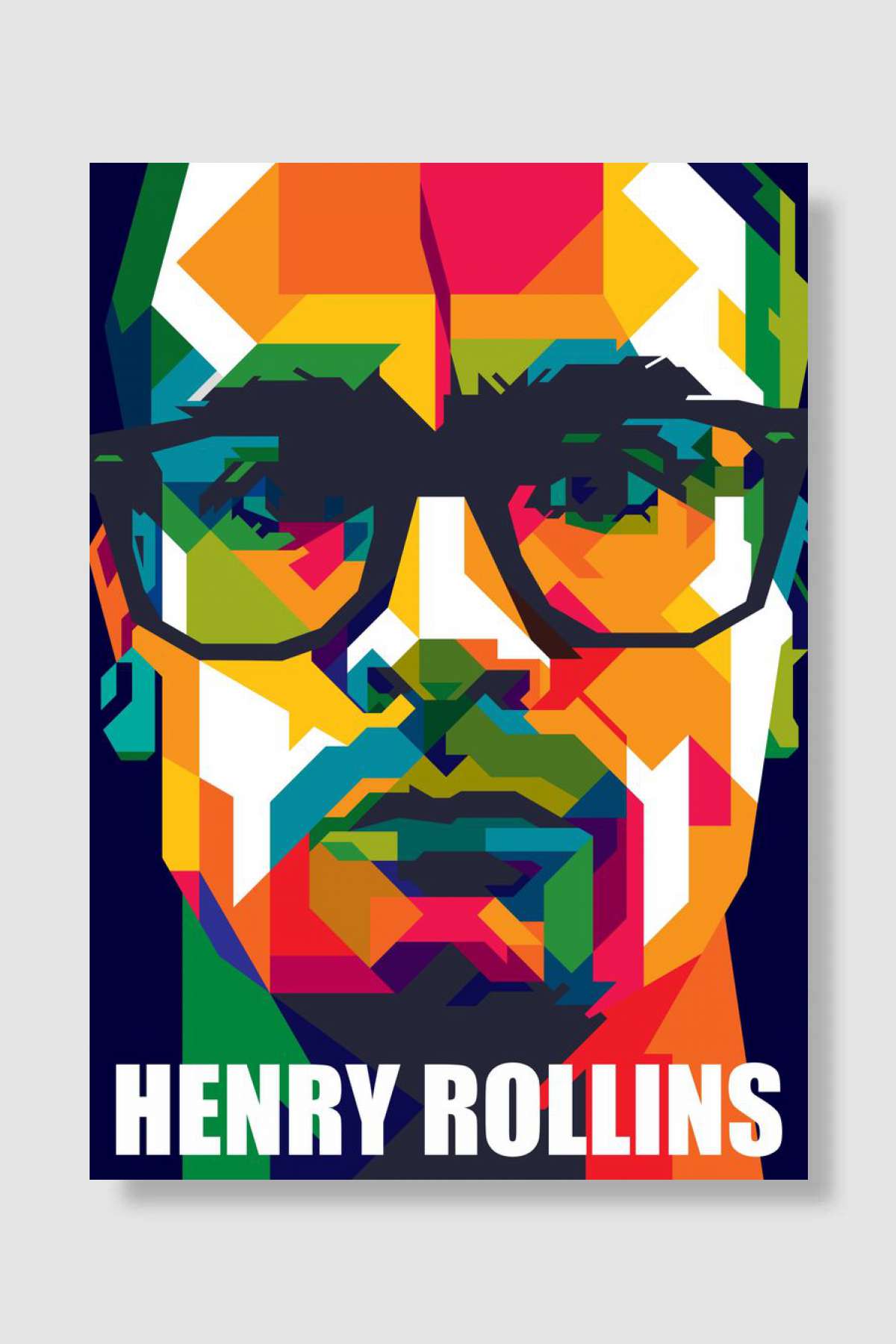 Henry Rollins Müzik Poster Çerçevesiz Yüksek Kalite Müzik Afiş Duvar Poster