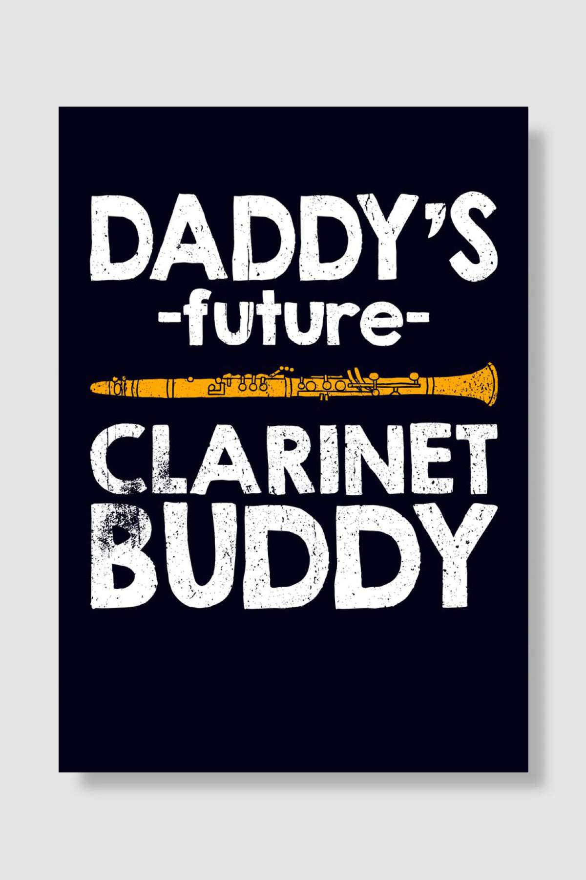 Future Clarinet Buddy Müzik Poster Çerçevesiz Yüksek Kalite Müzik Afiş Duvar Poster
